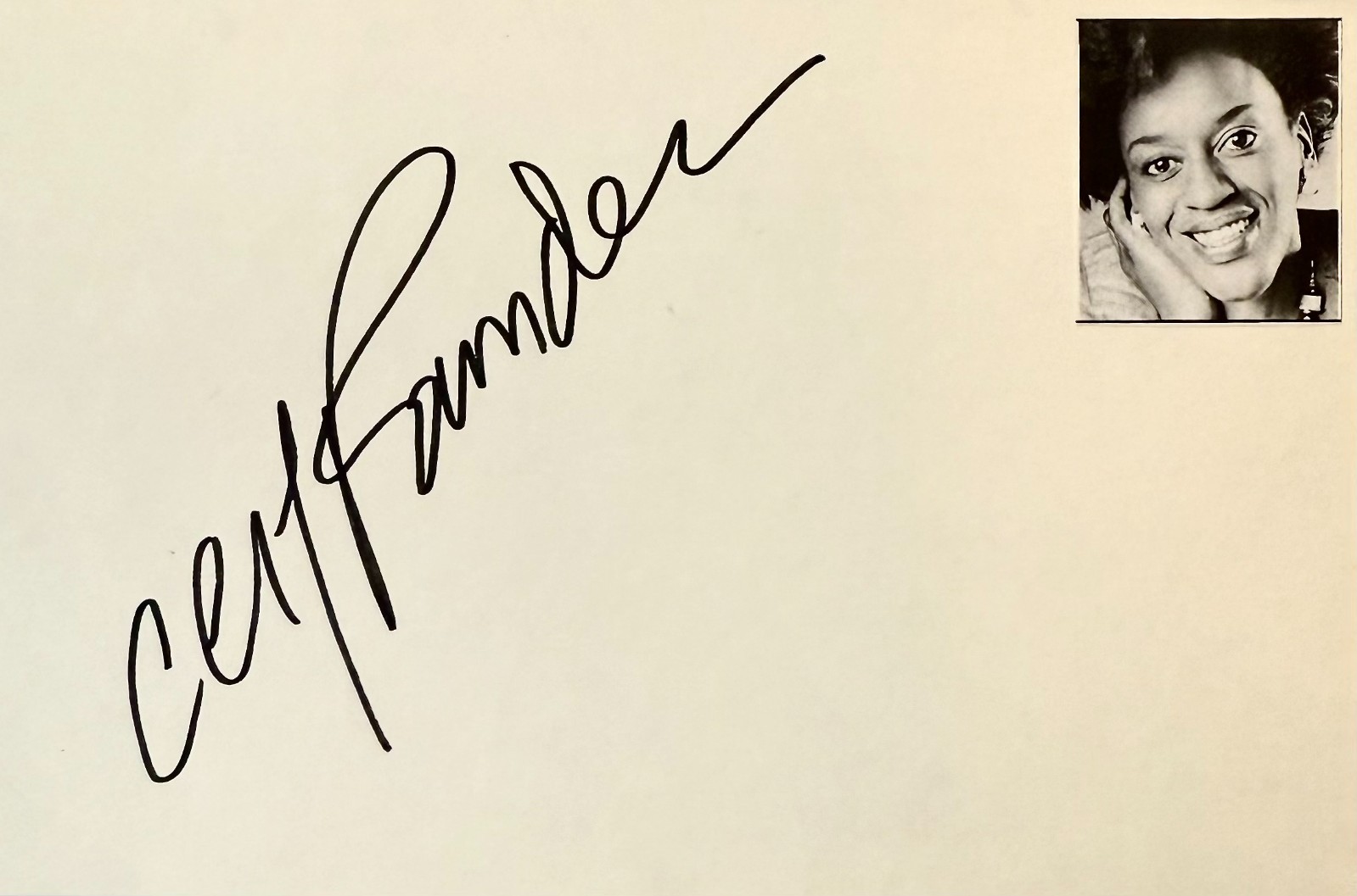 CCH POUNDER Signed Autographed 4″x 6″ INDEX CARD Bagdad Cafe The Shield AVATAR