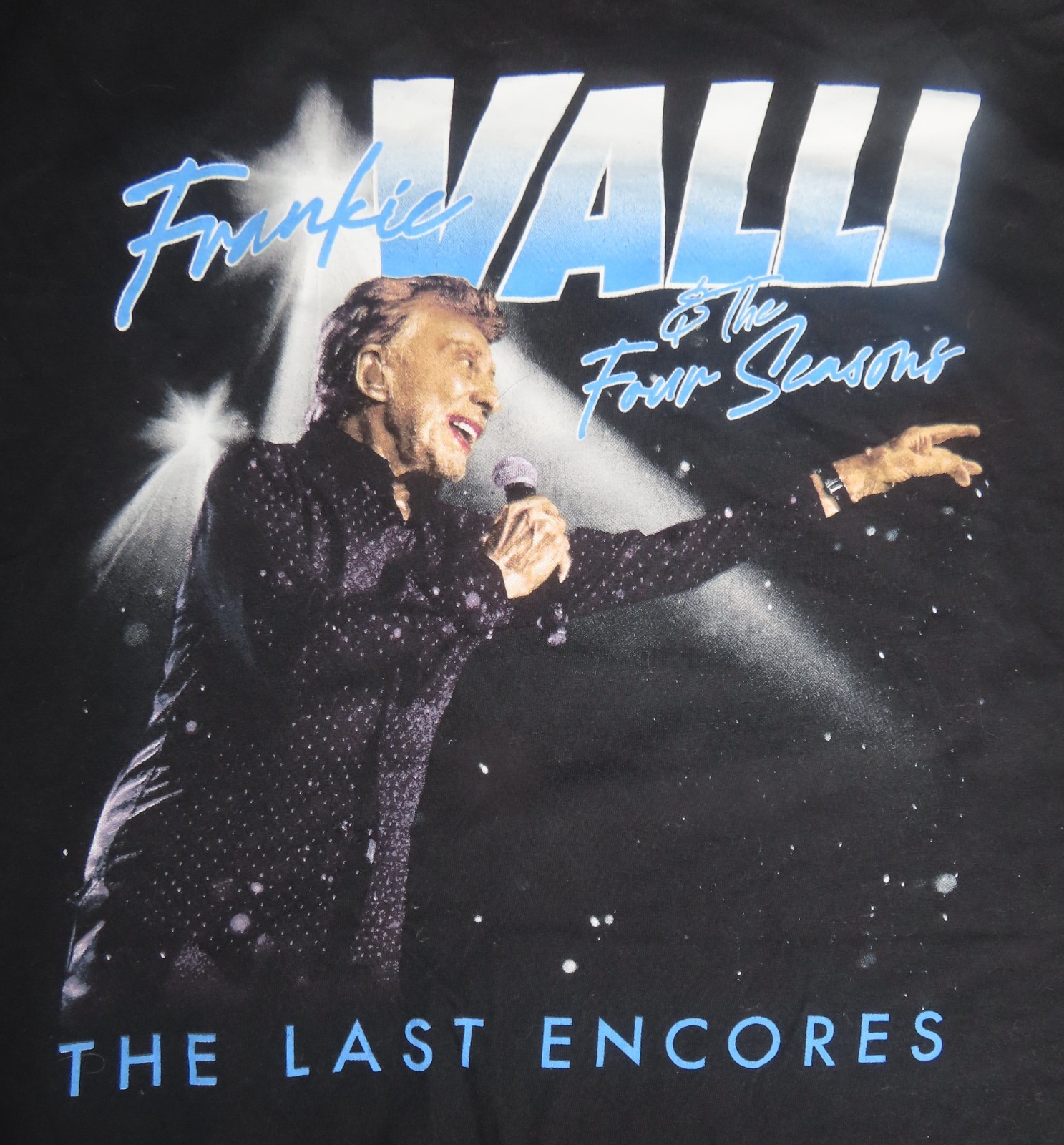 FRANKIE VALLI & The Four Seasons “The Last Encores” Concert Tour (LG) T-Shirt
