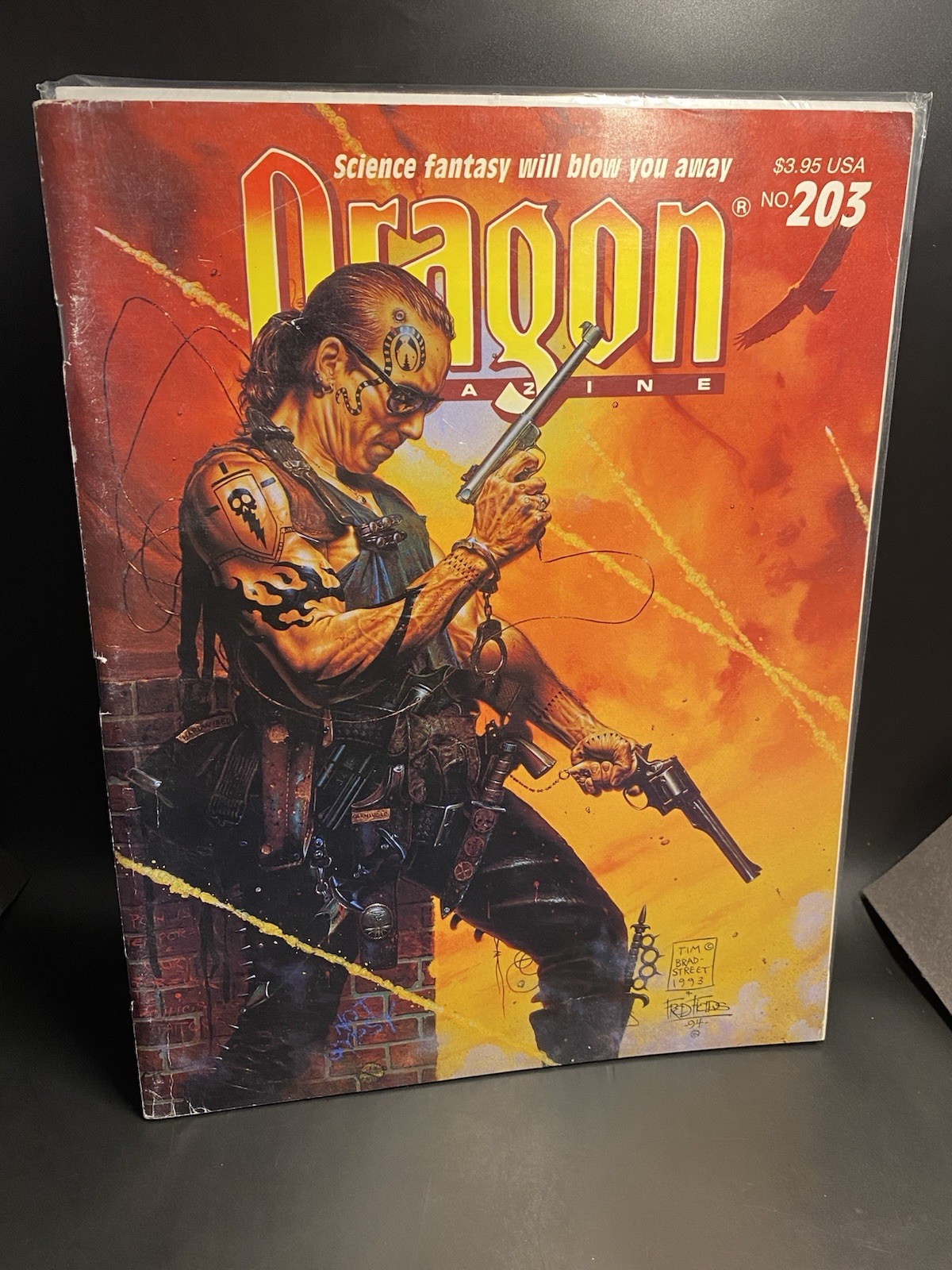 1994 DRAGON MAGAZINE #203 | WEREWOLF APOCALYPSE POSTER TSR | FREE SHIPPING