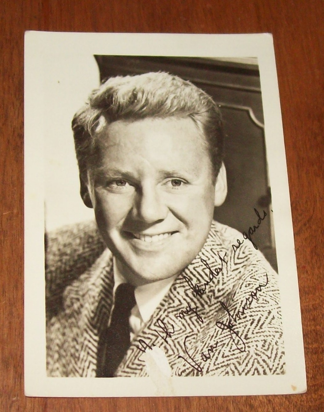 Vintage Van Johnson 3.5×5 Picture