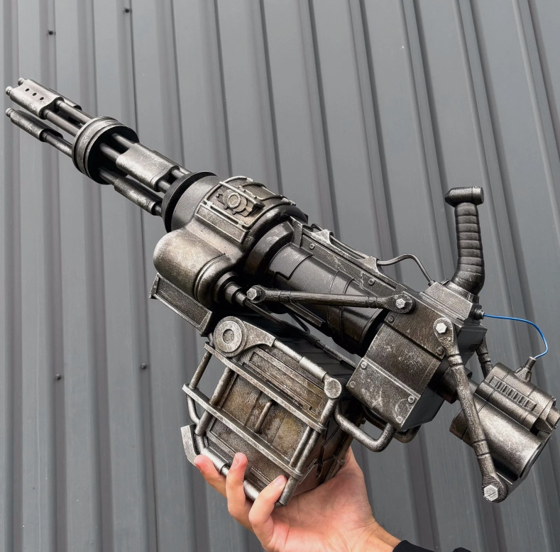 3d printed Minigun Gun Fallout New Vegas Gun Prop Replica Cosplay