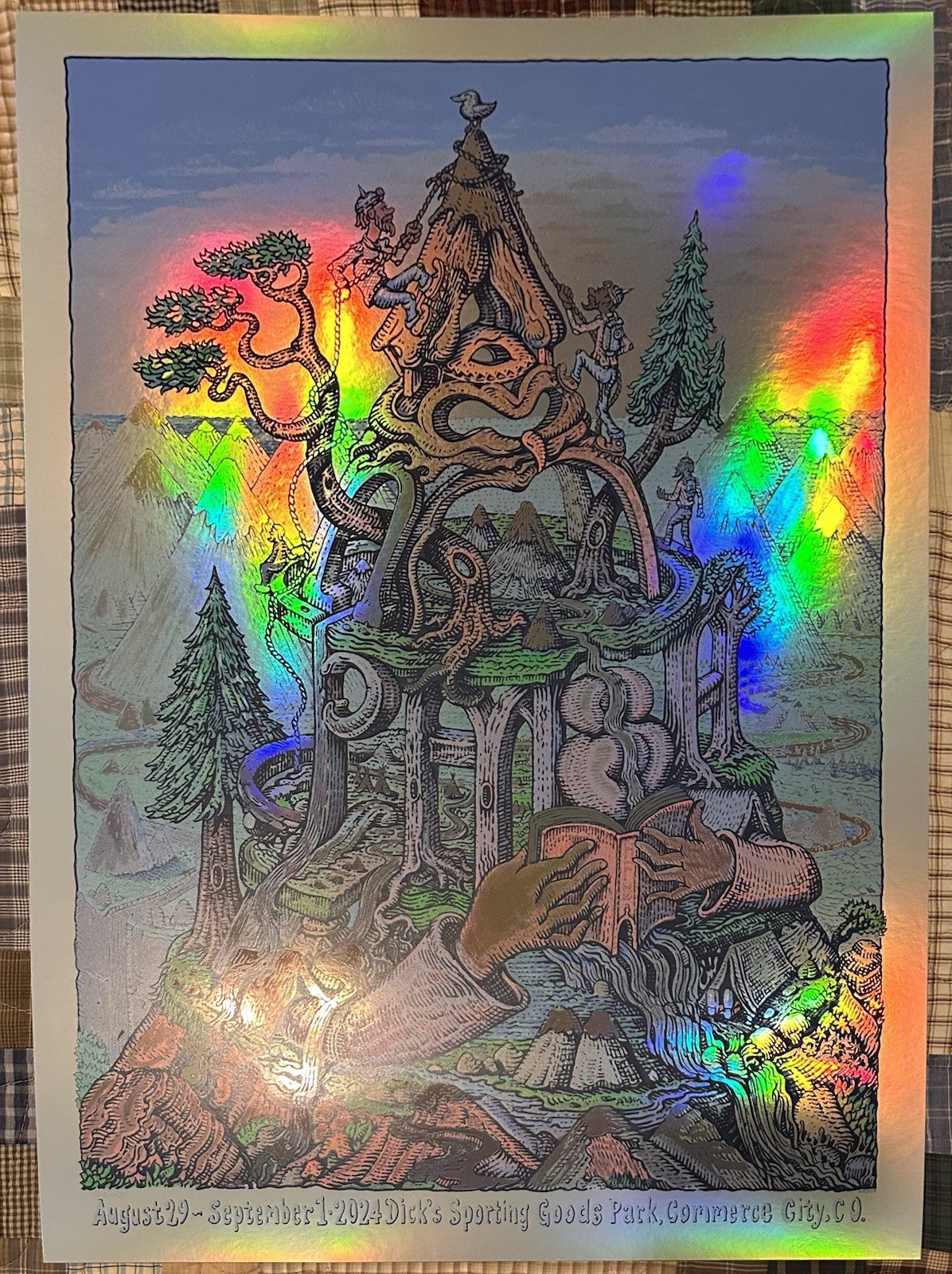 Phish FOIL Dick’s Poster 2024 David Welker Summer Tour #281/400