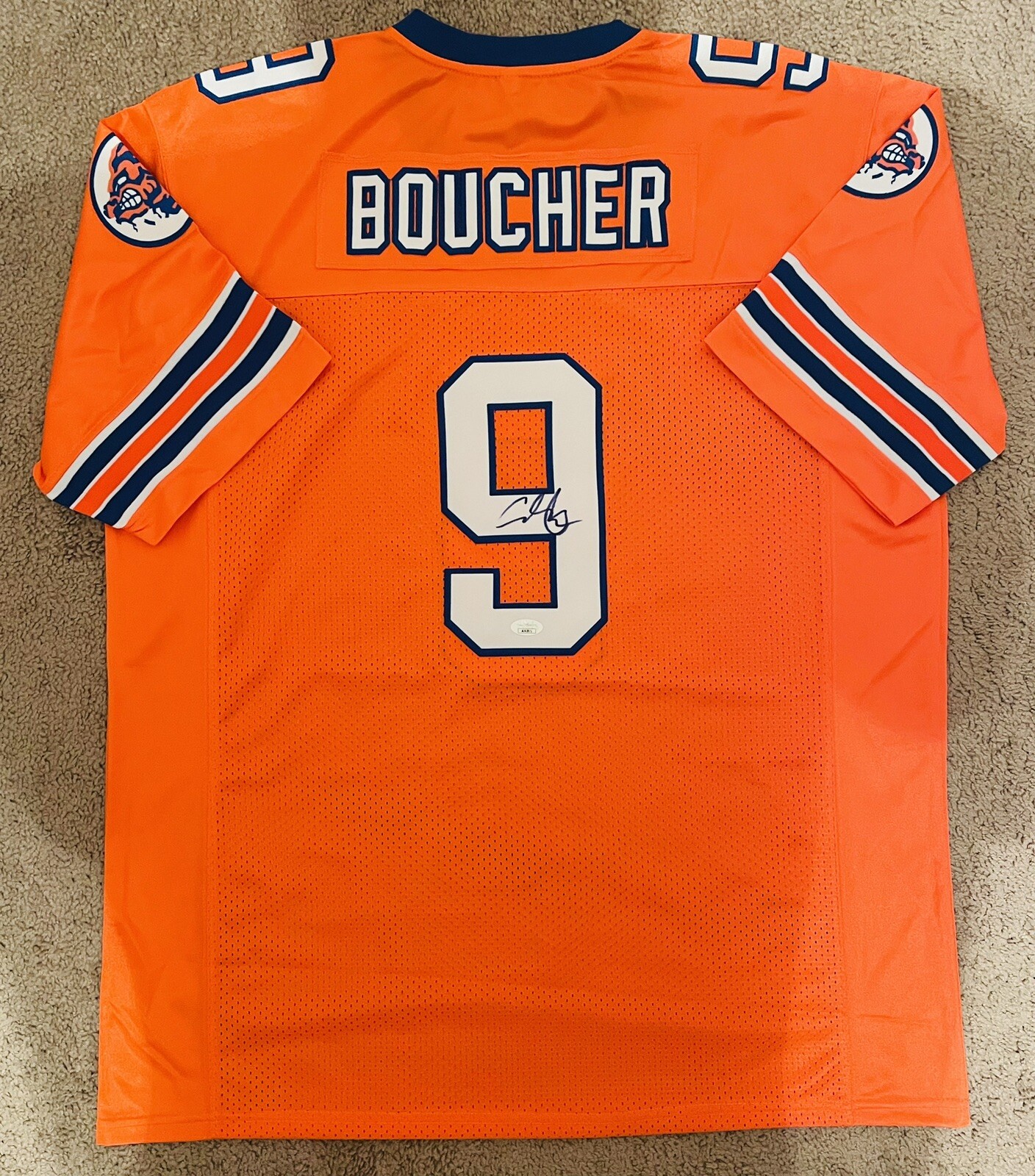 Adam Sandler Autographed The Waterboy Jersey Bobby Boucher/ JSA