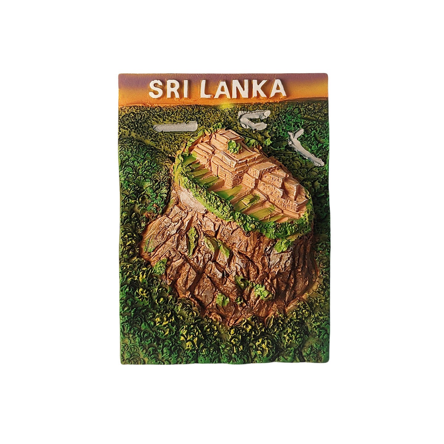 Sri Lanka Sigiriya Tourist Souvenir 3D Resin Fridge Magnet Craft