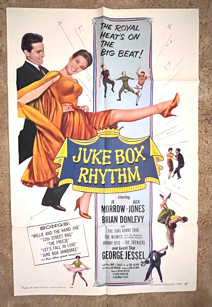Juke Box Rhythm 1959 Movie Poster 27×41 Jo Morrow Jack Jones