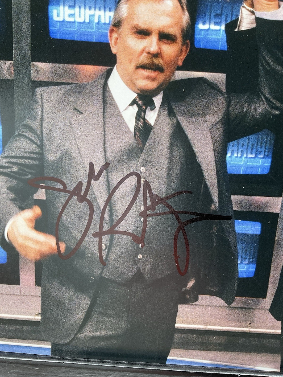 John Ratzenberger signed 8×10 Cheers signed 8×10 Trebek Jeopardy signed photo