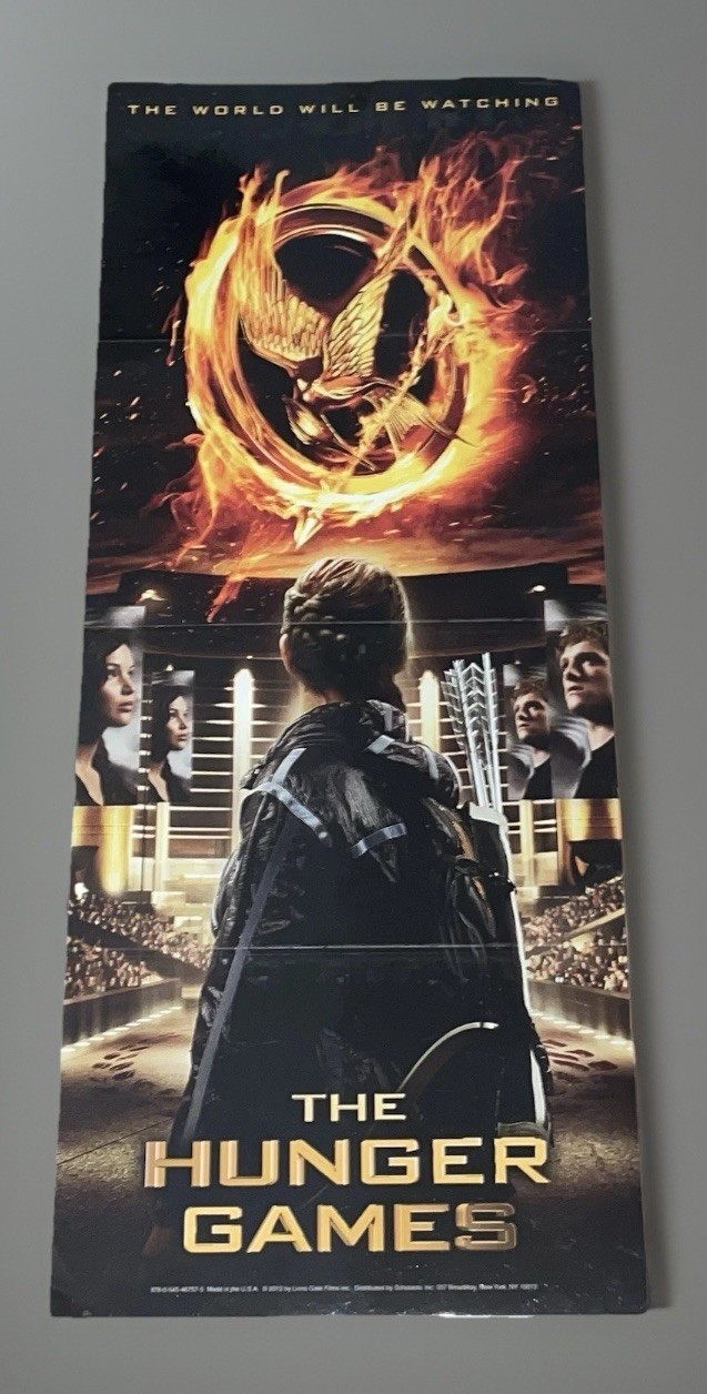 The Hunger Games Movie Poster (2012) Original Movie Promo Katniss Everdeen Rare