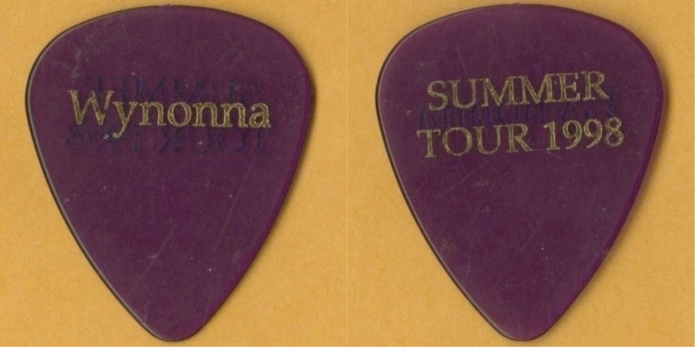 Wynonna Judd 1998 The Other Side concert tour vintage stage Guitar Pick