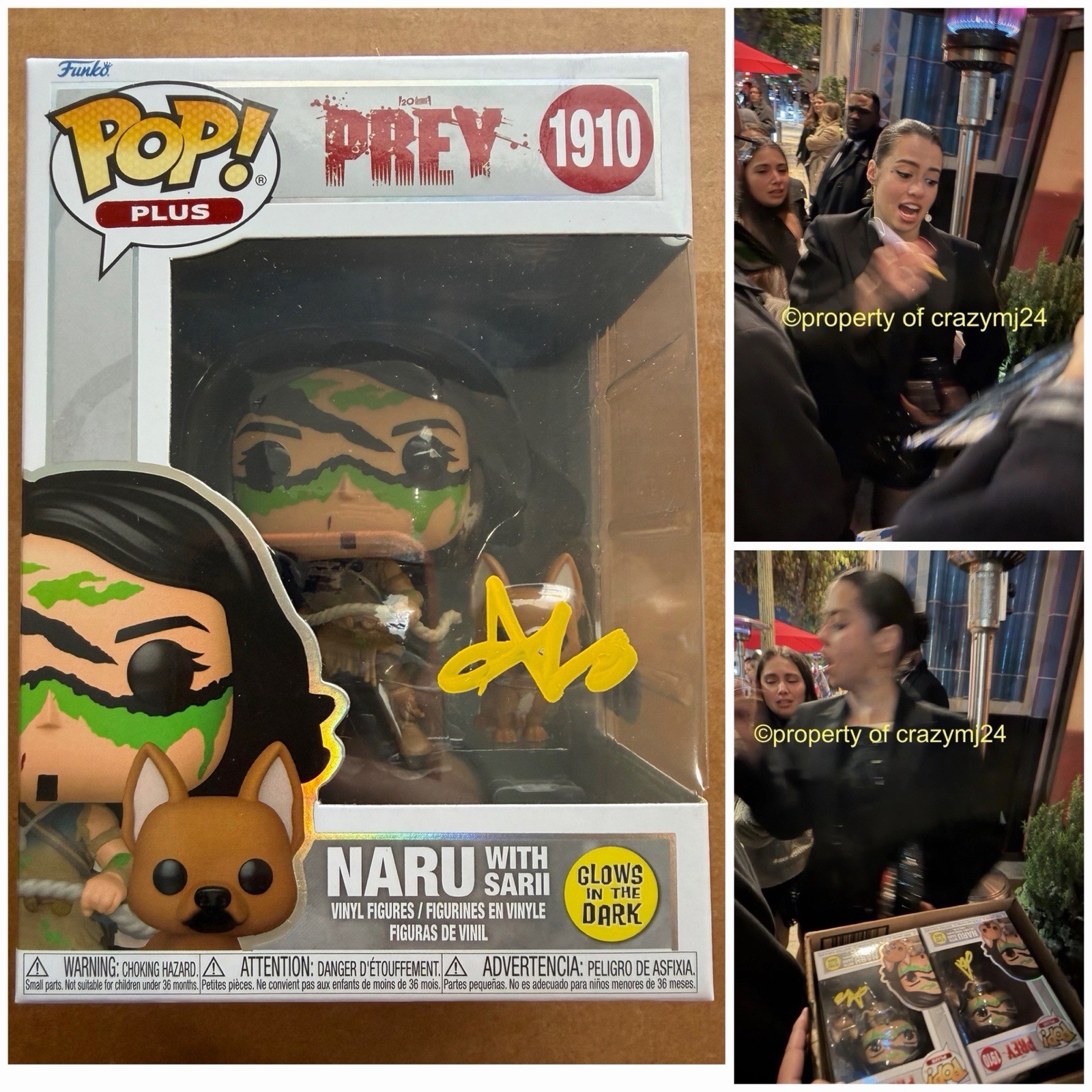 Amber Midthunder Signed Naru Prey Funko Predator 1910 Autograph Exact Proof SWAU