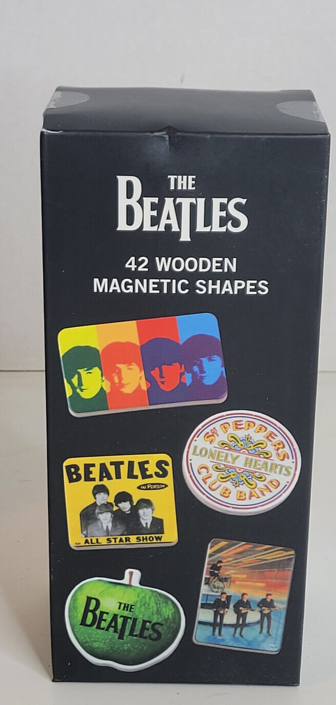 The Beatles 42 Wooden Magnets New In Box