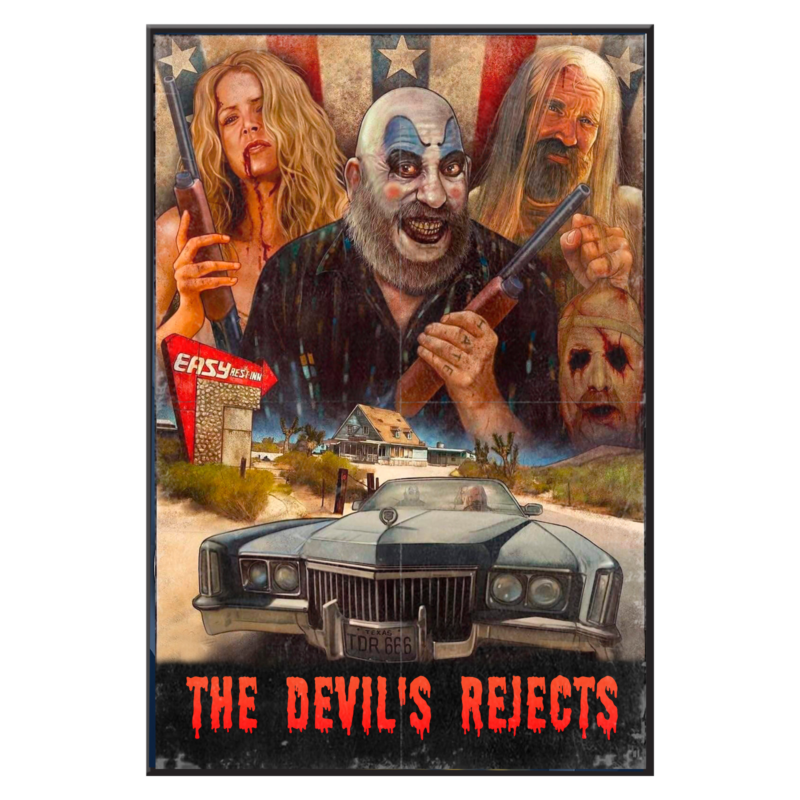 The Devils Rejects Poster 11 X 17” Captain Spaulding Rob Zombie Movie Poster