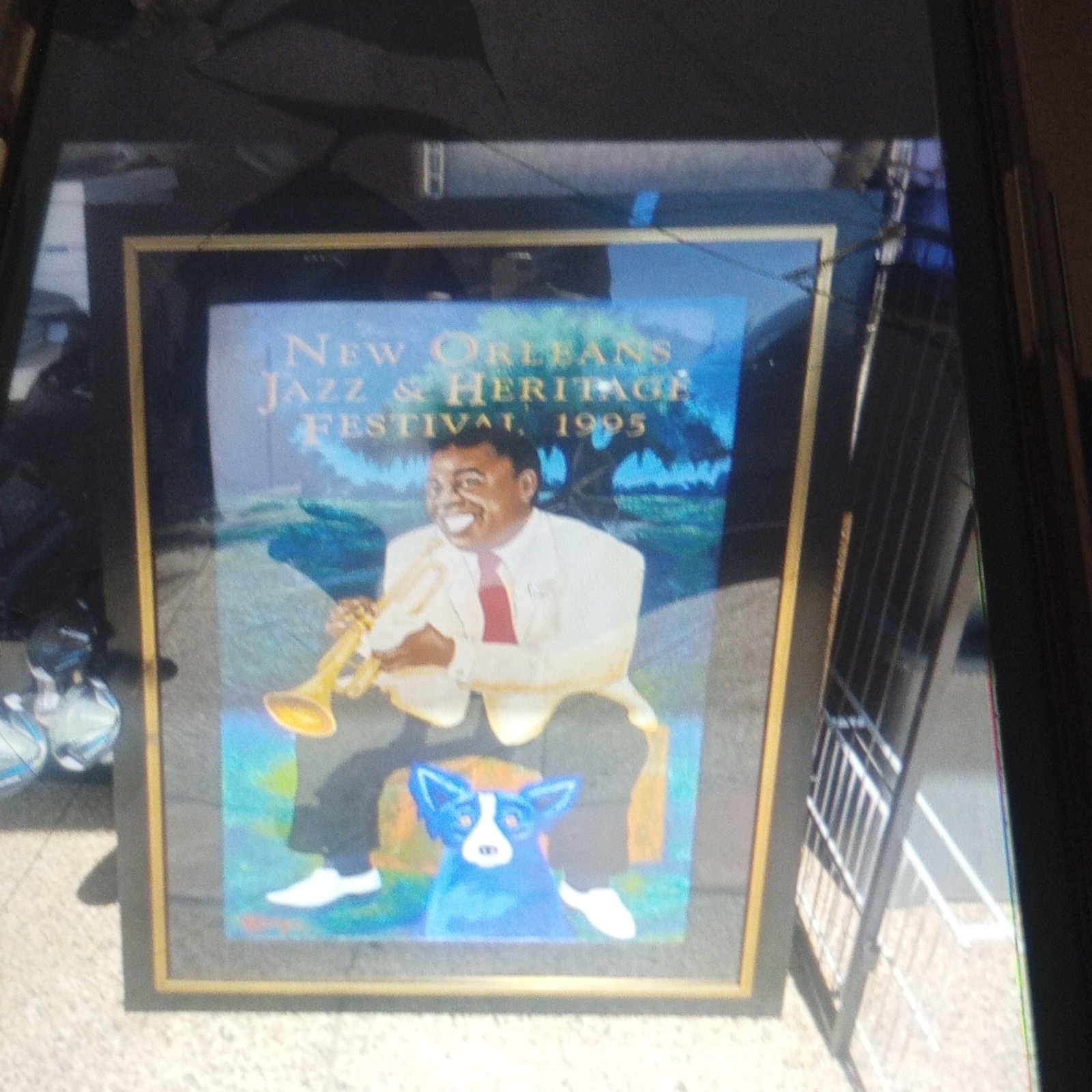 New Orleans Jazz & Heritage Festival 1995 Framed Poster – Jazz Music