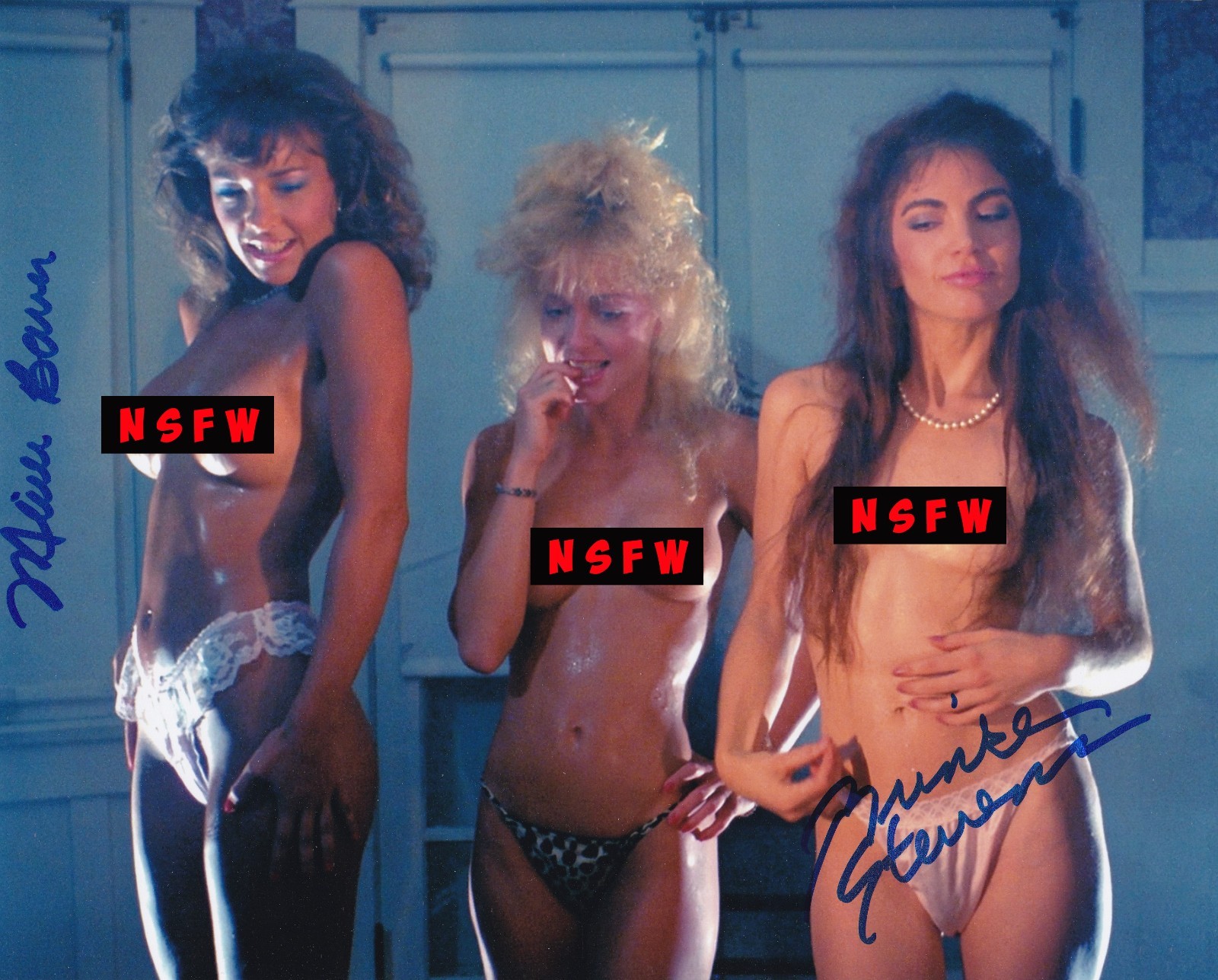 SIGNED NUDE 8×10 – Michelle Bauer & Brinke Stevens “NIGHTMARE SISTERS” SexyPhoto