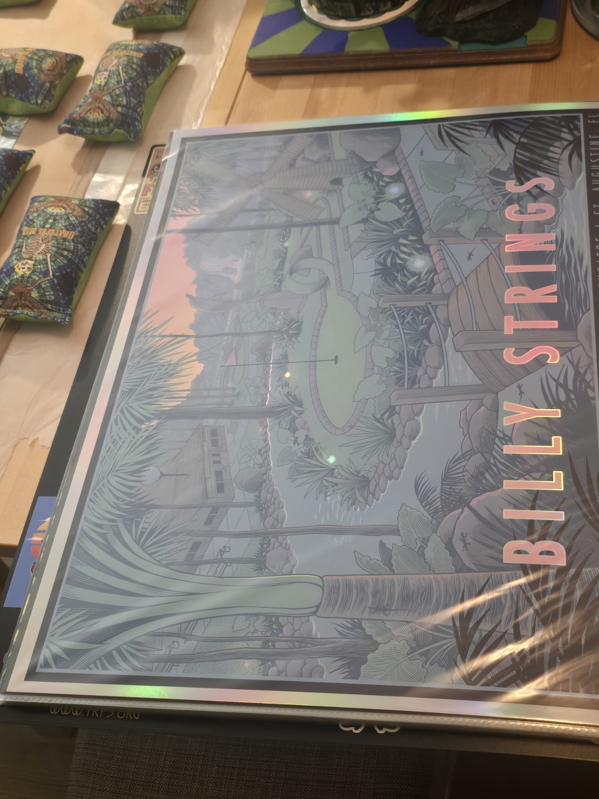 Billy Strings Concert Poster 2025 St Augustine Amphitheatre St Augustine FL.