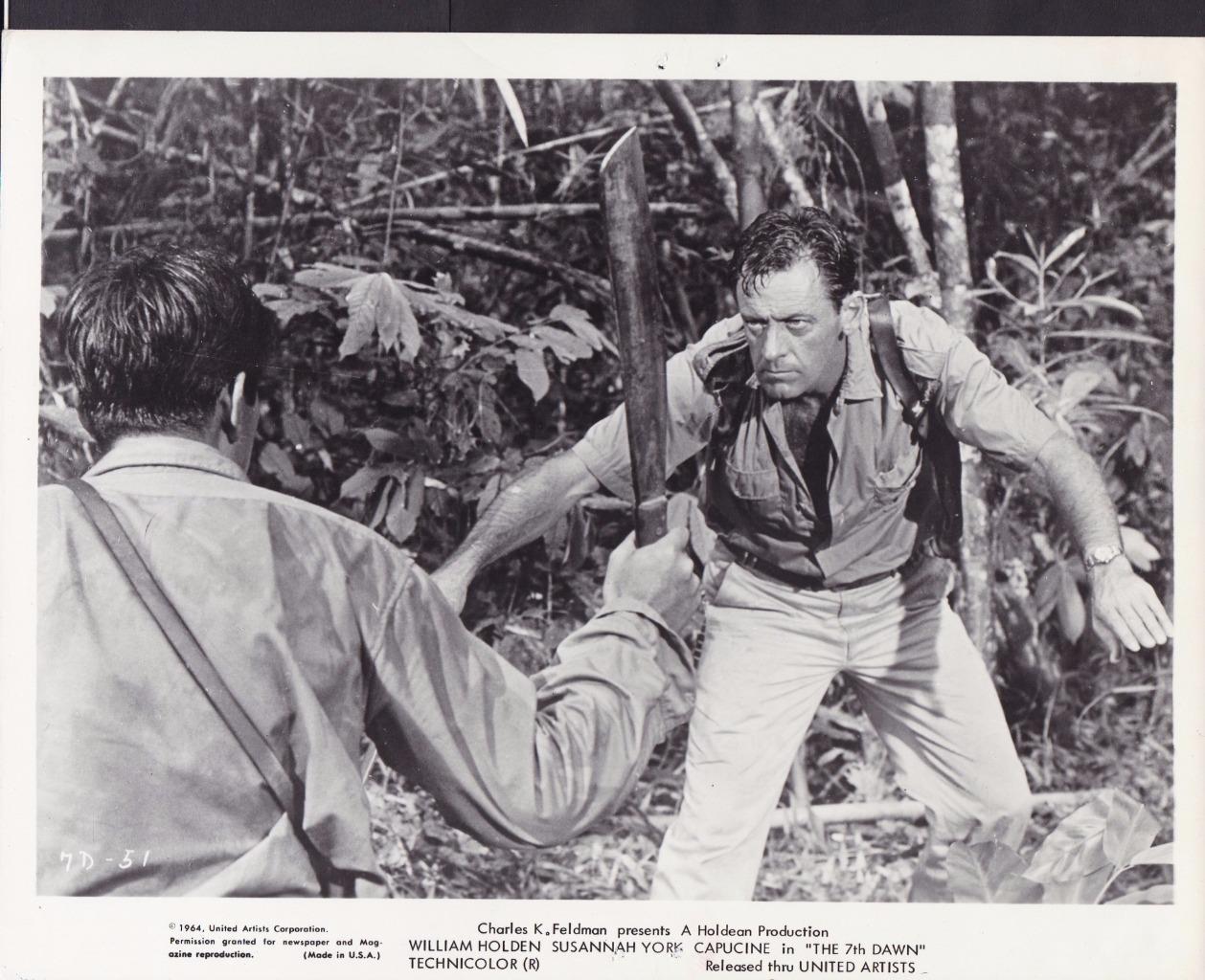 William Holden Tetsurô Tamba The 7th Dawn 1964 original movie photo 29088