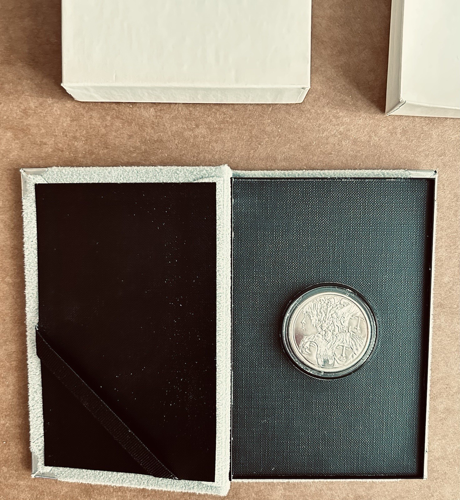 The Beatles Revolver Ltd. Edition one troy oz. fine silver coin w/Book & Sticker