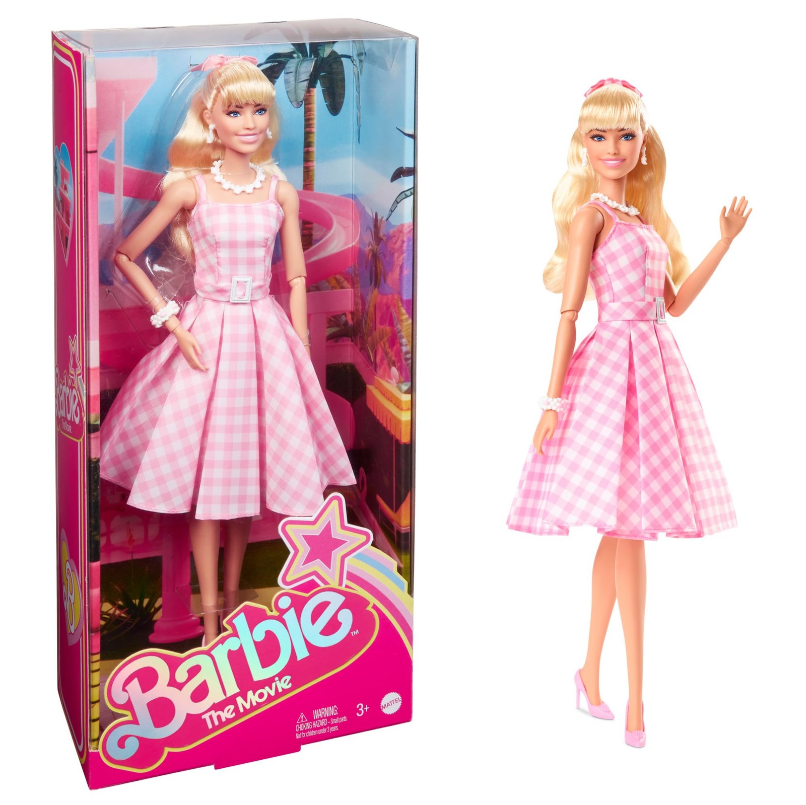 Barbie the Movie Doll, Margot Robbie as, Collectible Doll Medium, Multicolor
