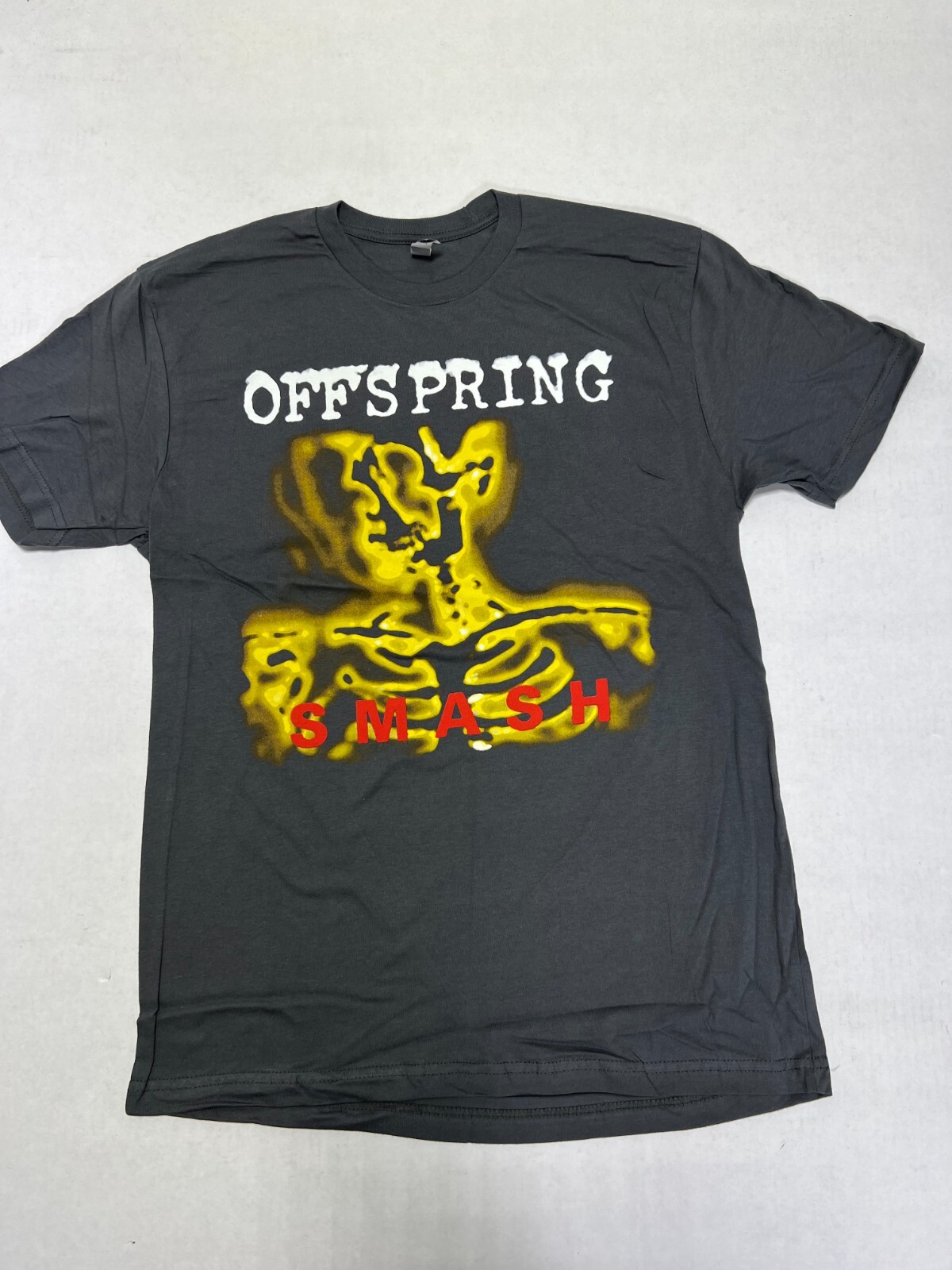 THE OFFSPRING SMASH 2014 TOUR GREY T-SHIRT NEW OFFICIAL TEE NEW