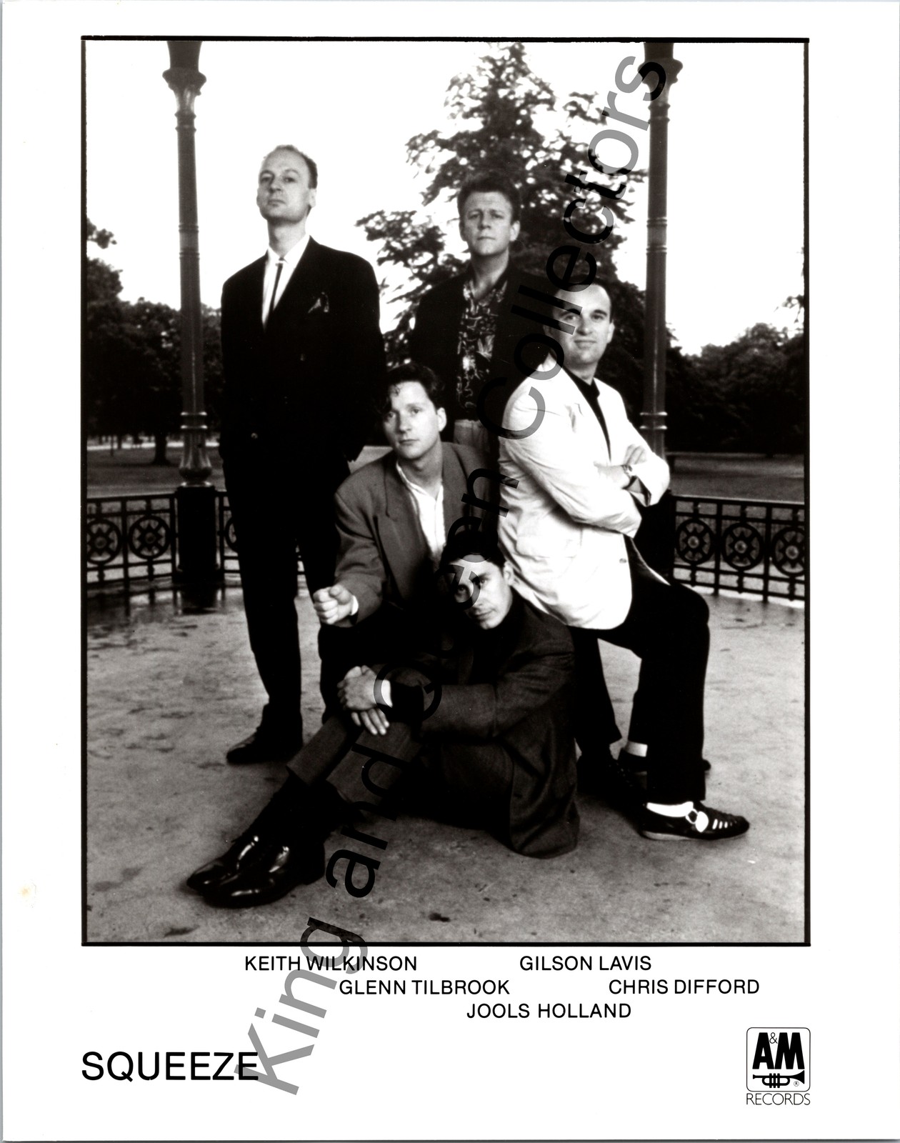 Squeeze Original A&M Records Press Kit Promotional Photo