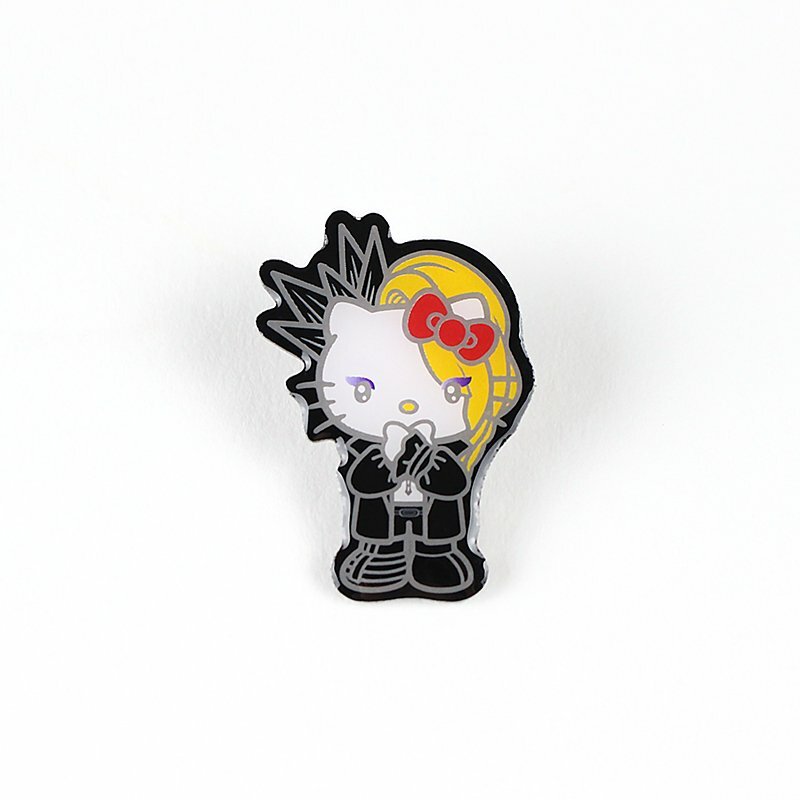 yoshikitty X JAPAN Yoshiki x Hello Kitty Pin Badge X Pose Japan Sanrio