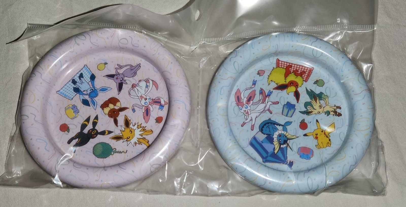 Pokémon Center Ichiban Kuji Sylveon Eevee Party Time Coaster Set Japan NEW