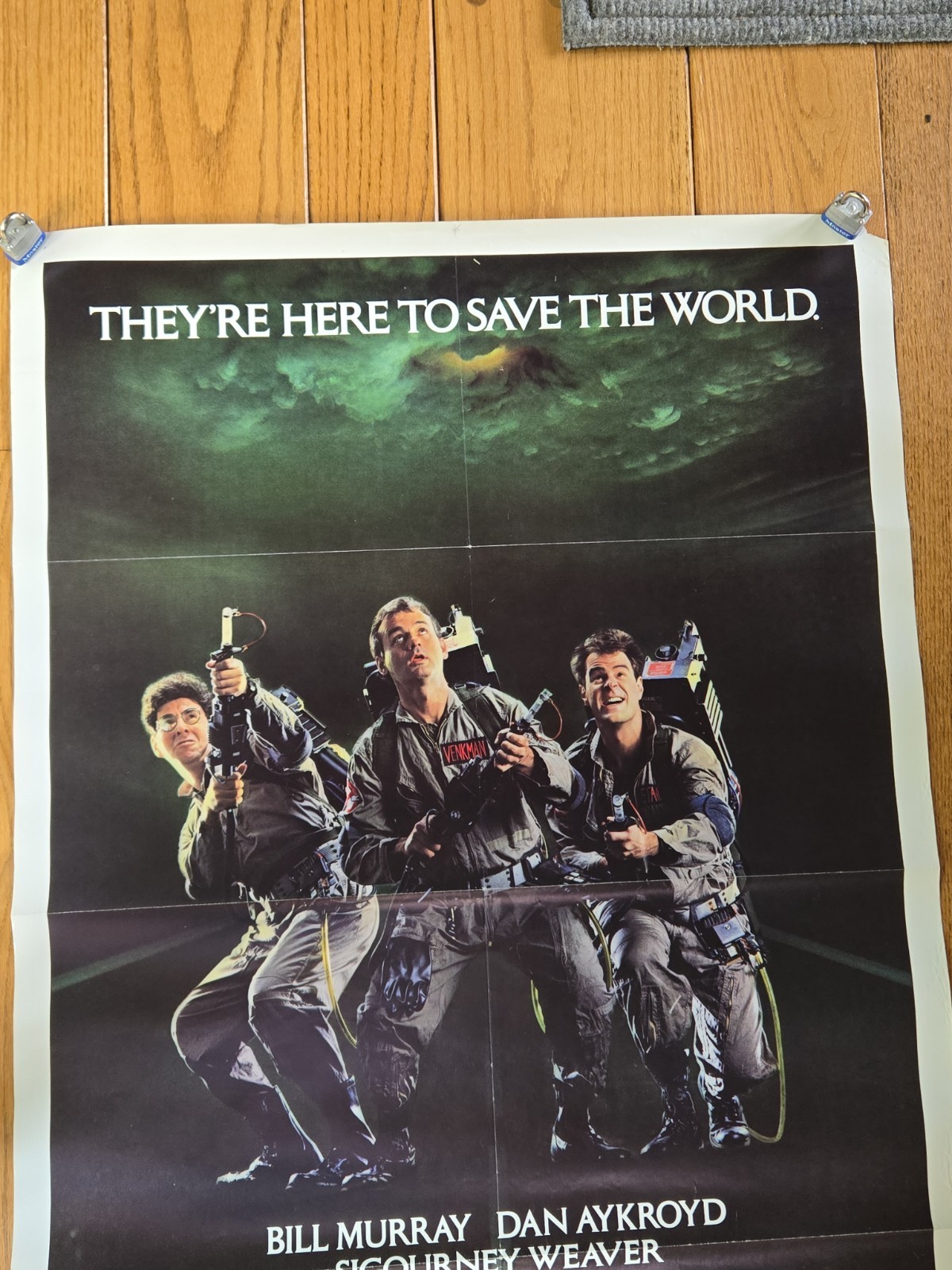 Original 1984 Ghostbusters Movie Poster 27×41 One Sheet Vintage