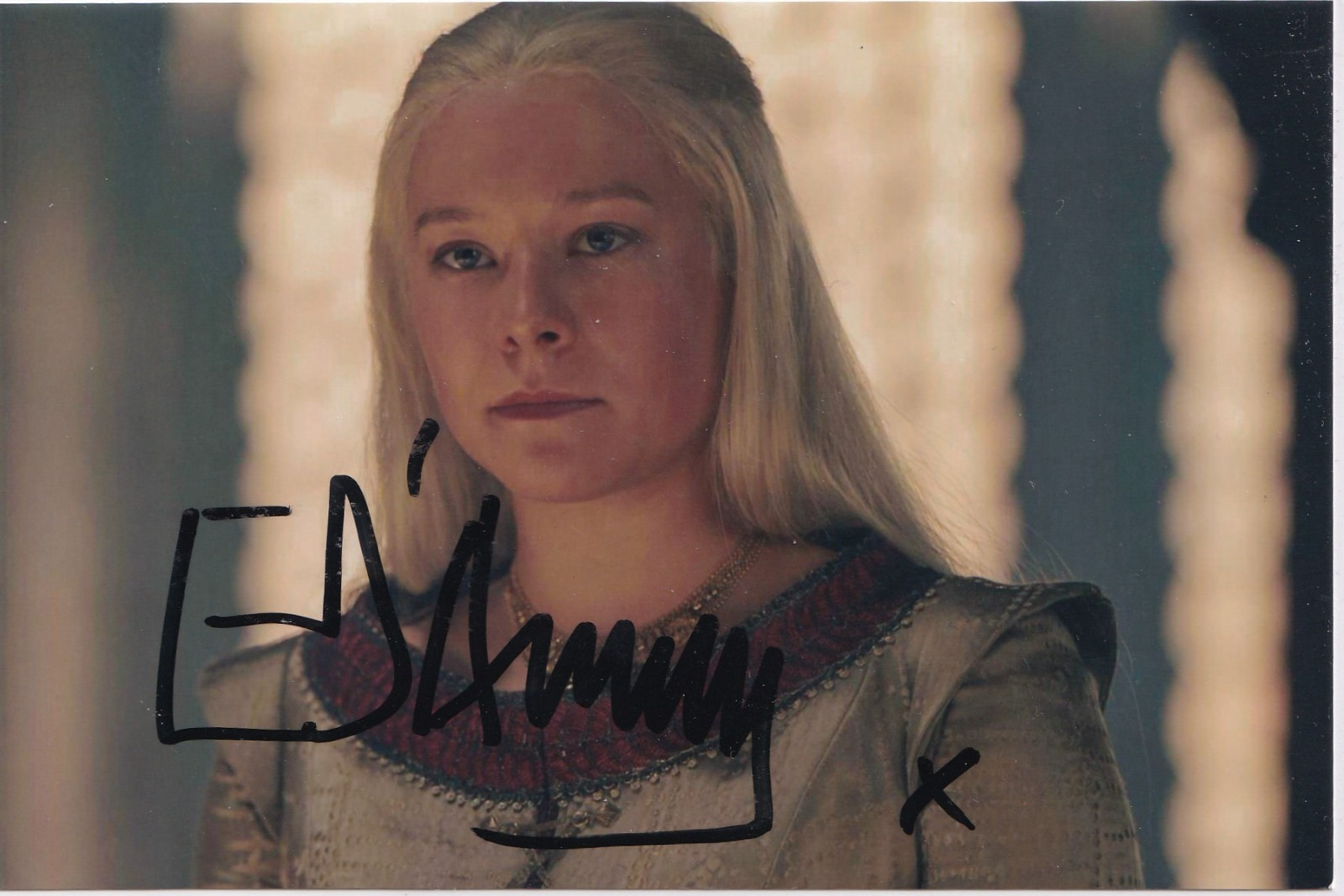 VERY RARE Emma D’Arcy Signed Autographed 4×6 Photo George RR Martin