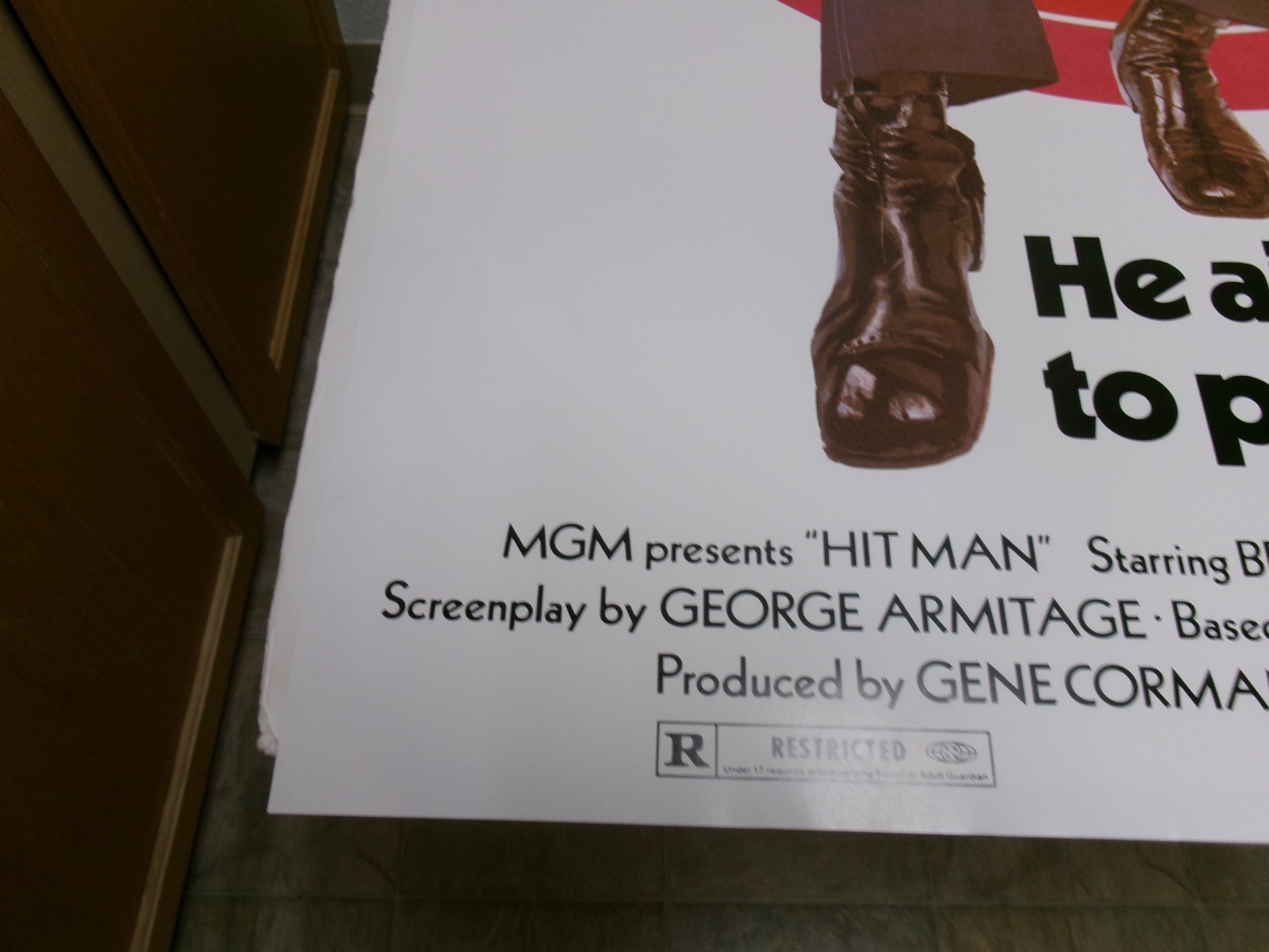 “Hitman” MGM 1972 Classic Blaxploitation Movie Poster Print-PAMELA GRIER-27″X40″