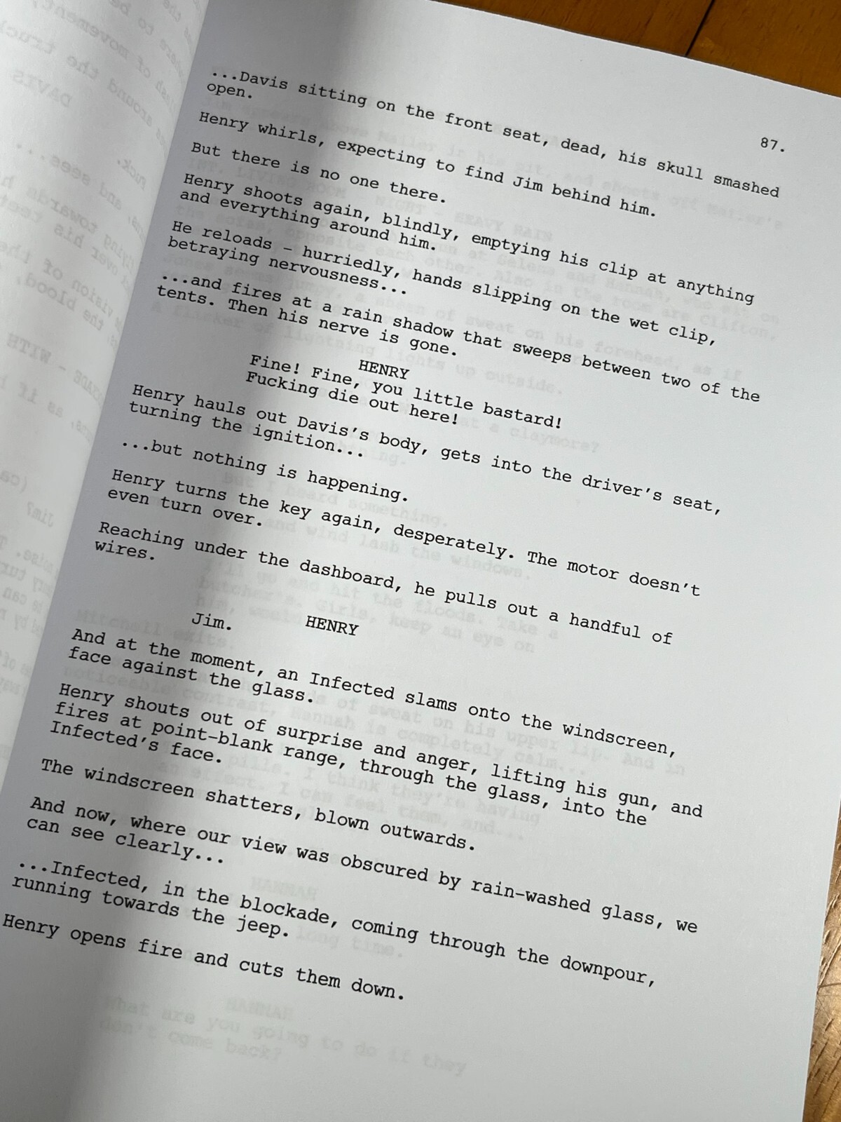 28 Days Later Script Signed – Autograph Reprints- Horror- Halloween