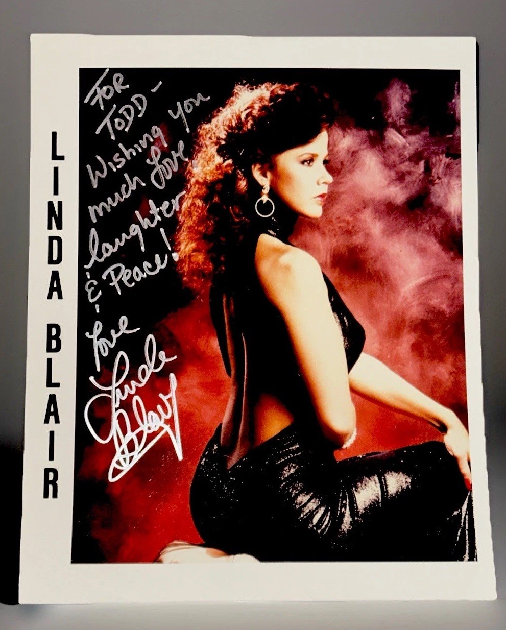 Linda Blair Autograph – The Exorcist, Born Innocent – Animal Activist