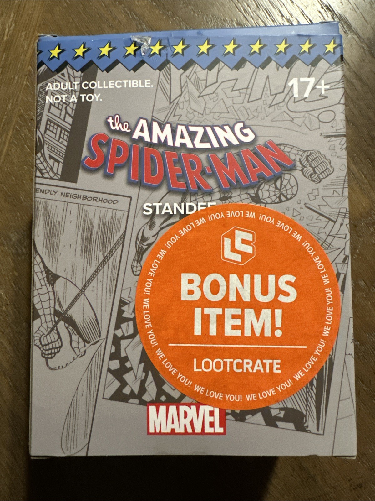 LootCrate 2020 Marvel The Amazing Spider-Man Standee – New / Open Box