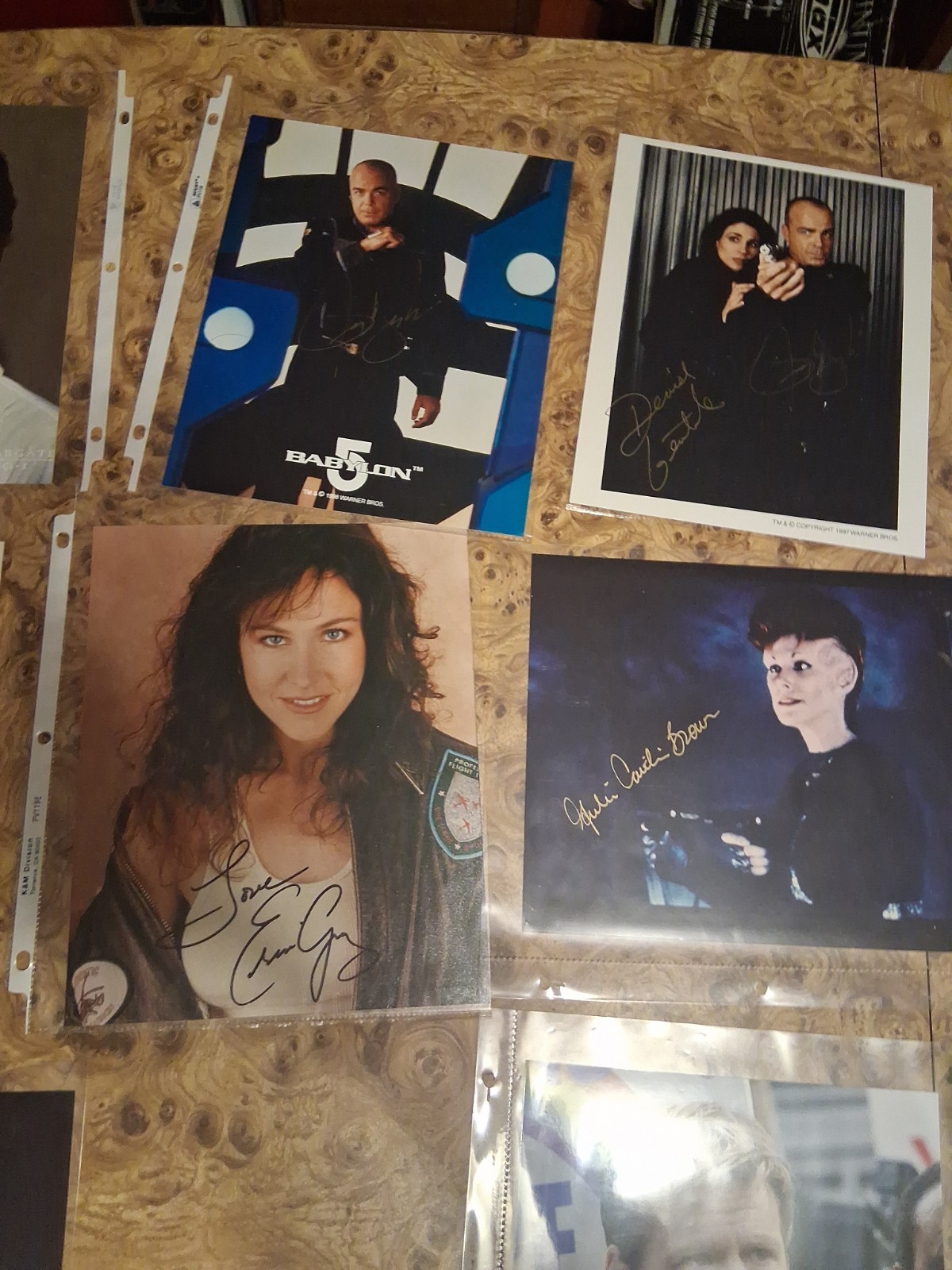 SIGNED / AUTOGRAPHED LOT 8 SCI-FI TV ACTORS / ACTRESSES SEE DESCRIPT ERIN GRAY