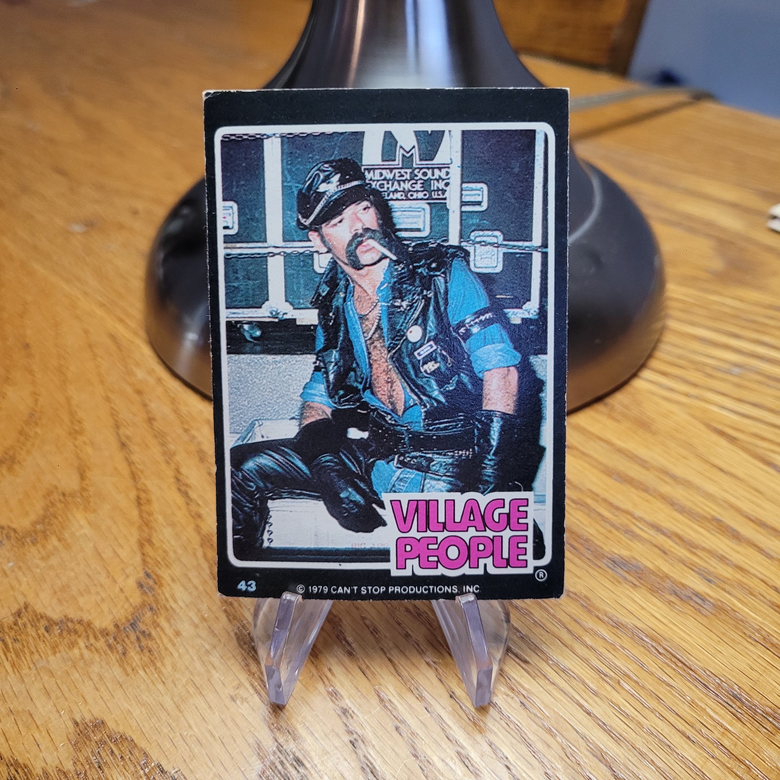 Vintage 1979 Village People Trading Card #43 Disco Era Vintage Music Collectible