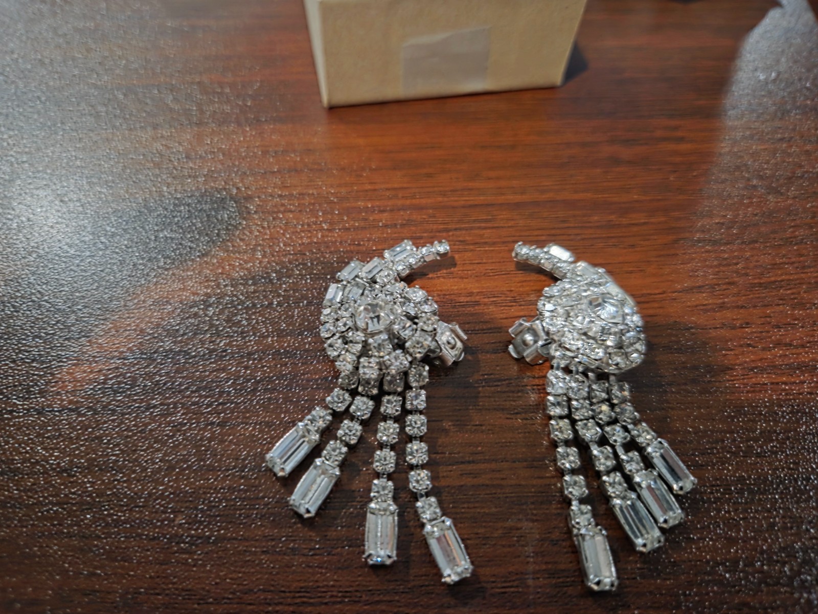 Marilyn Monroe Owned Worn Kramer Silver Clip-On Earrings Sydney Guilaroff