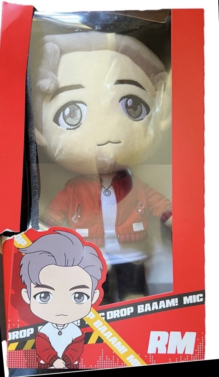 BTS TinyTAN Mic Drop RM 11.8” Plush Doll New Box Damage