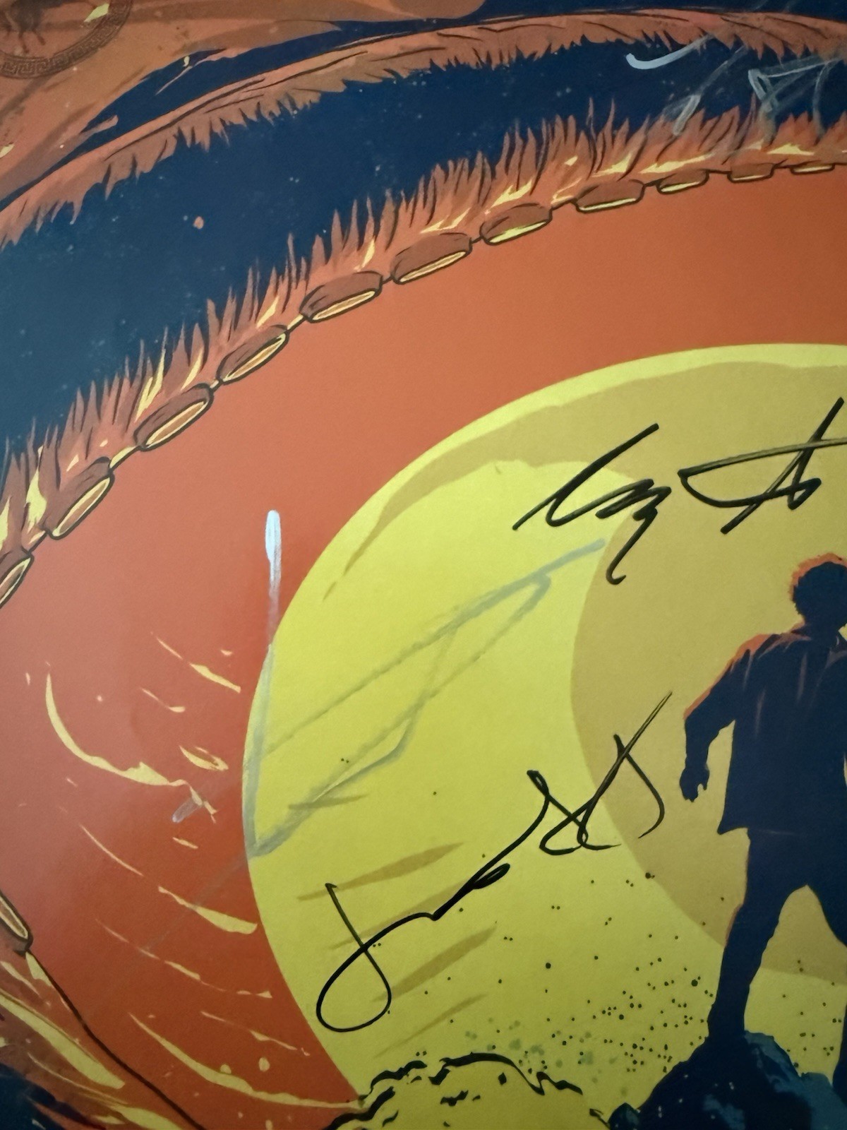 Percy Jackson Autographed SDCC Poster Signed By Cast Including Walker Scobell