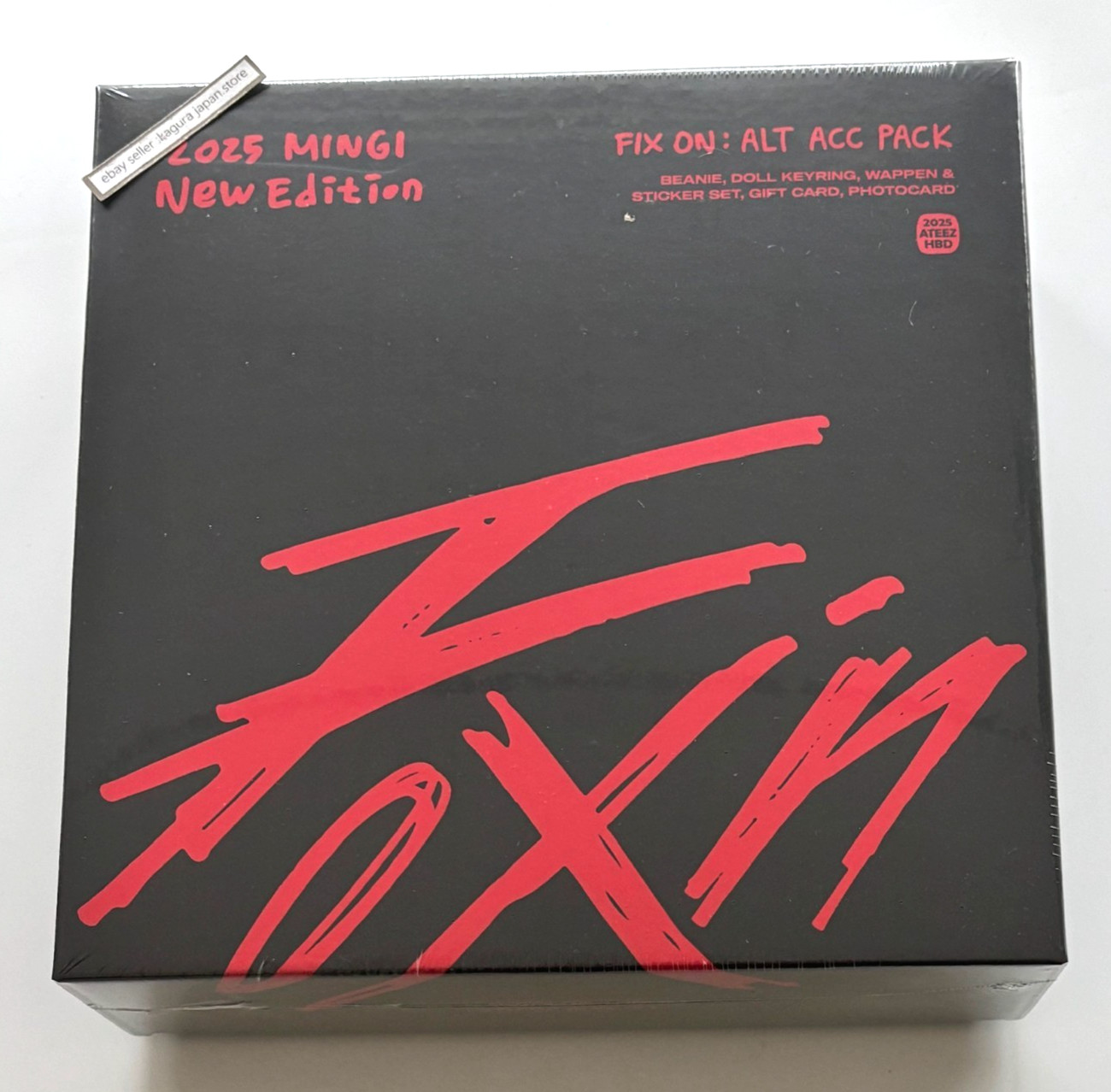 ATEEZ MINGI 2025 BIRTHDAY FIX ON:ALT ACC PACK OFFICIAL MD GOODS New & Sealed