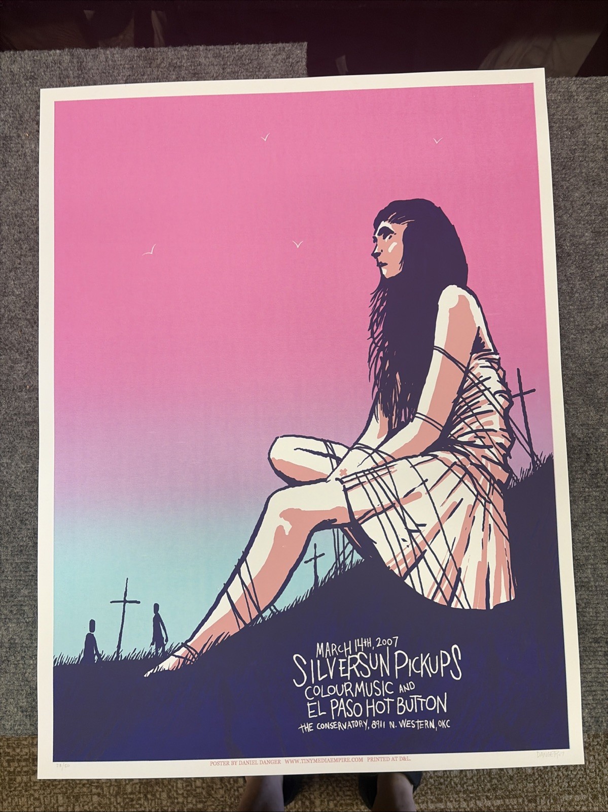Silverspun Pickups OKC Conservatory Poster- 18 X 23.5-Signed Daniel Danger