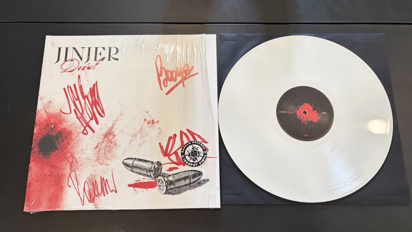 Jinjer Duel Signed Vinyl w/ Autographed Cover