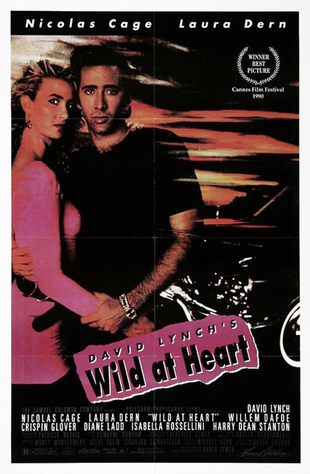 Wild at Heart (1990) Movie Poster, Original, SS, Unused, NM, Folded