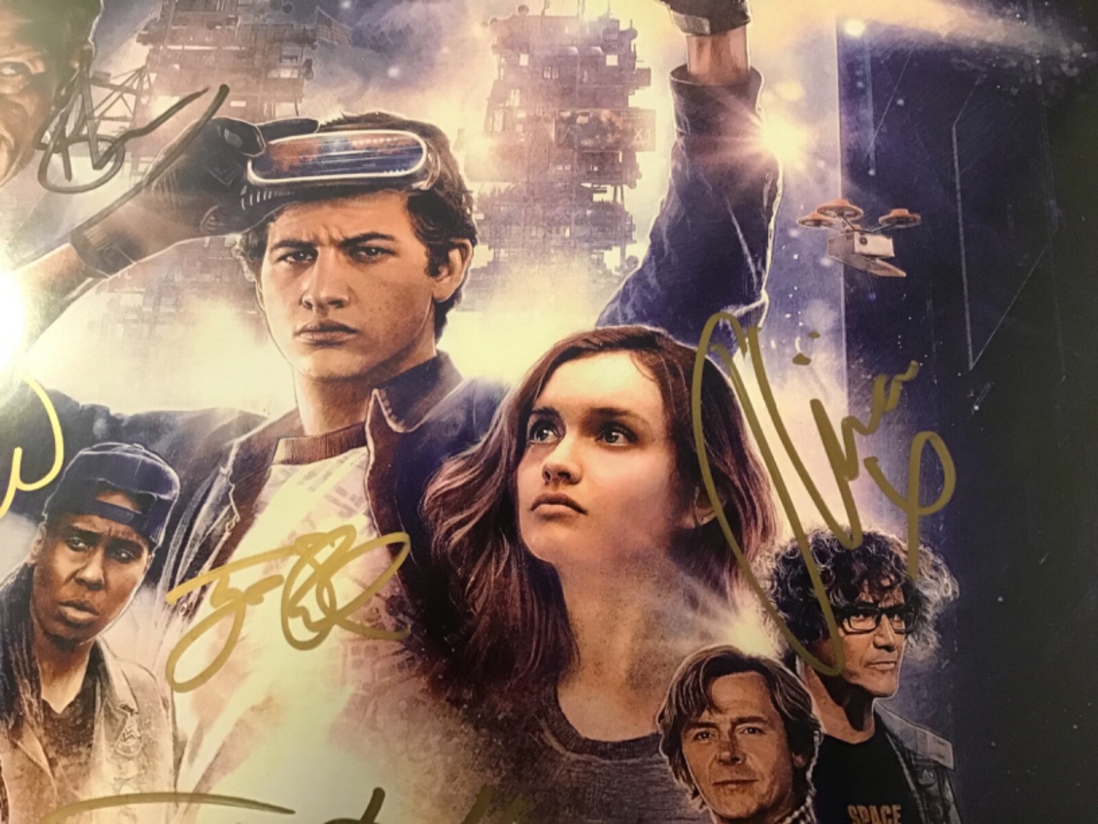 READY PLAYER ONE Wondercon 2018 SIGNED x8 OLIVIA COOKE Tye SHERIDAN Ernest CLINE