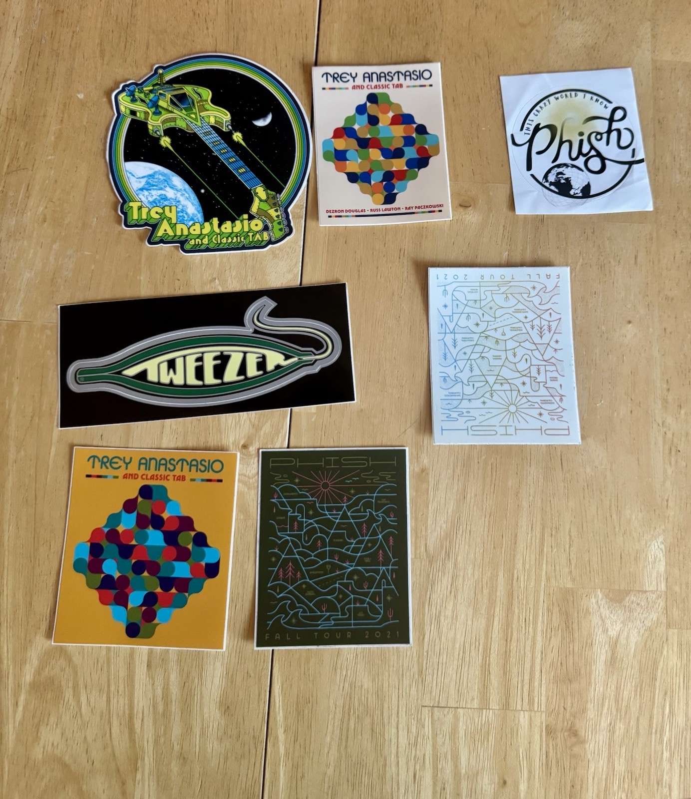 Phish Trey Anastasio Stickers Dry Goods Lot 20+ Bulk Phan Art