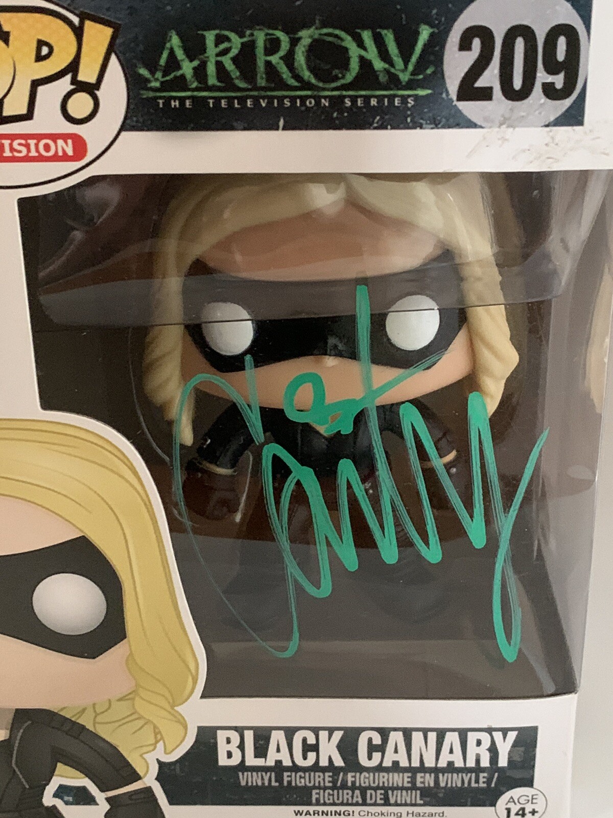 Funko Pop Arrow Black Canary Caity Lotz Juliana Harkavy Signed Autographed JSA
