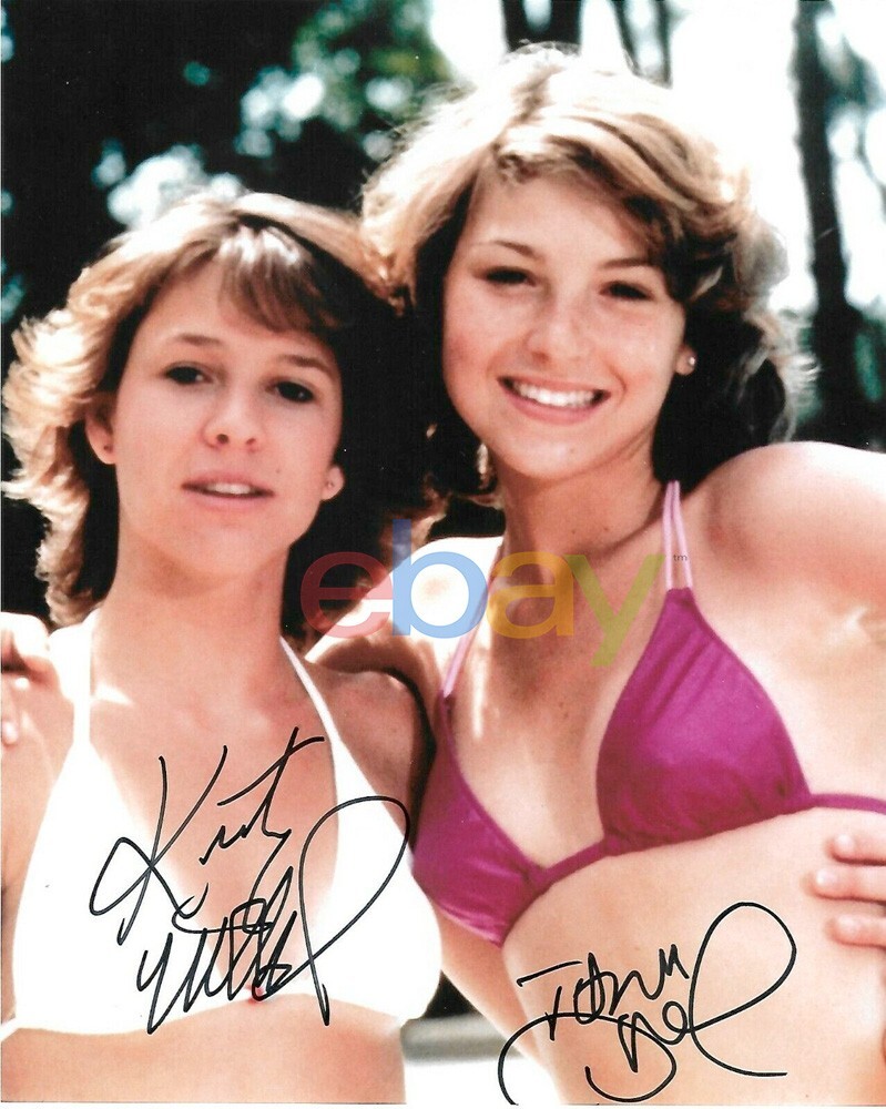 Little Darlings autographed 8×10 Photo TATUM O’NEAL & KRISTY MCNICHOL reprint