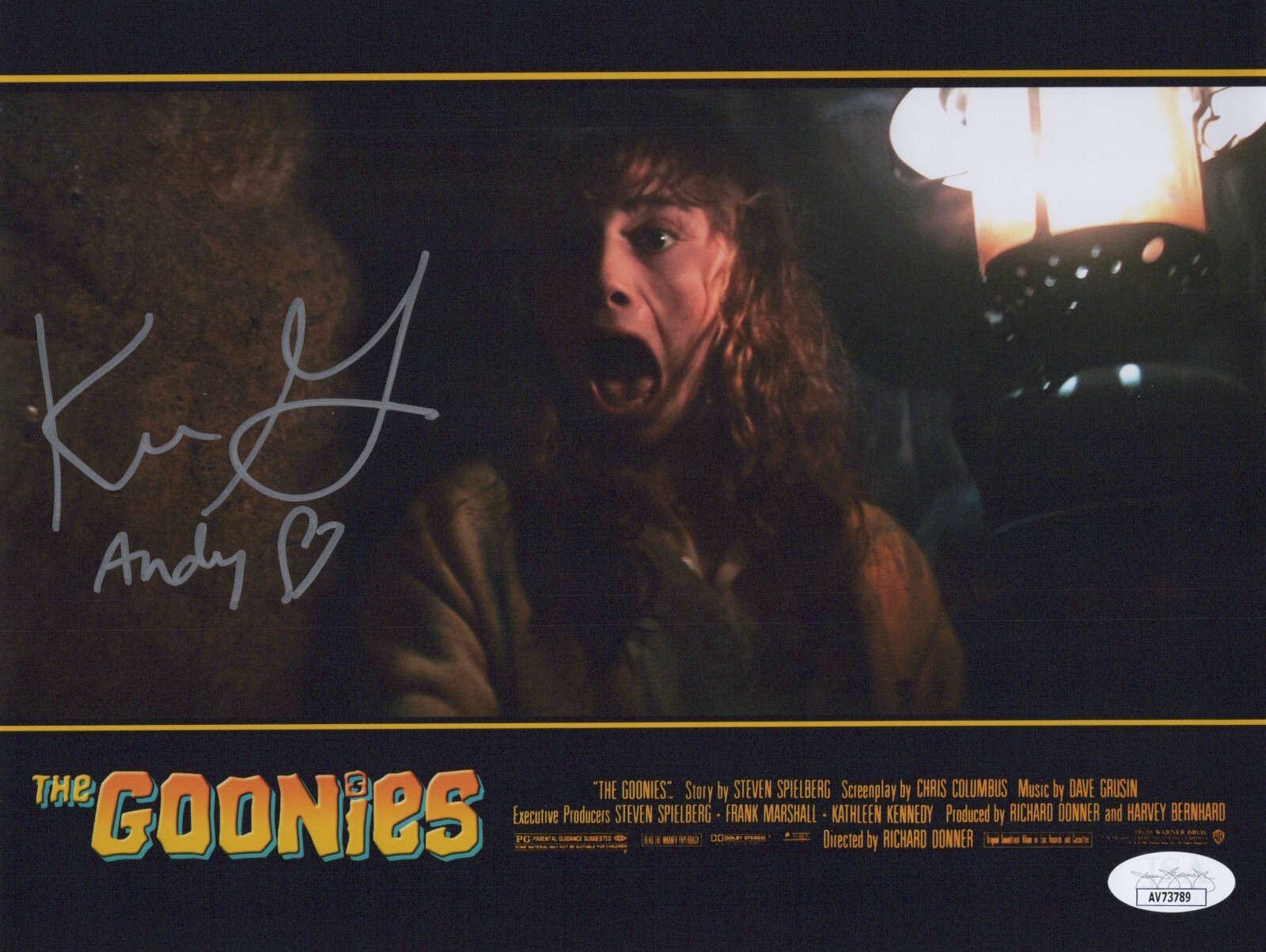 KERRI GREEN Signed THE GOONIES 8×10 Photo Autograph ANDY JSA COA CERT