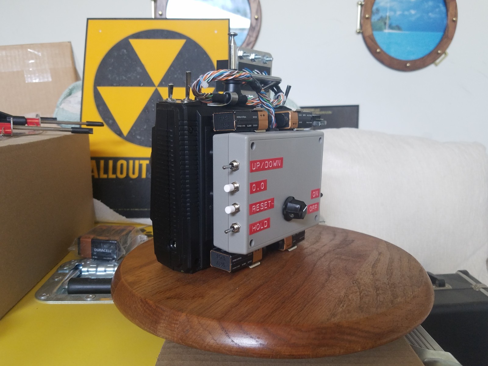 Back To The Future Remote Control Replica w/ working MPH Display and 8 Sounds