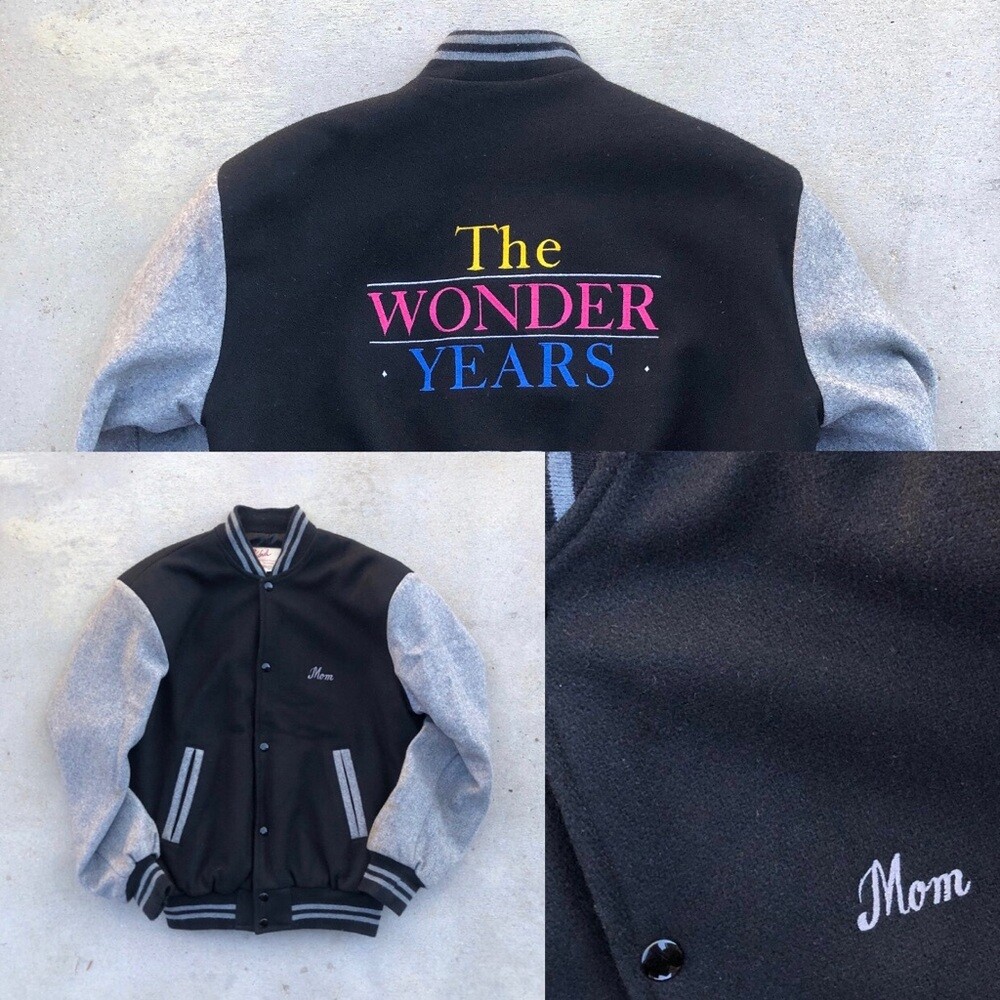 Vtg 90’s The Wonder Years Crew Member Jacket “Mom” Embroidered TV Series Size M