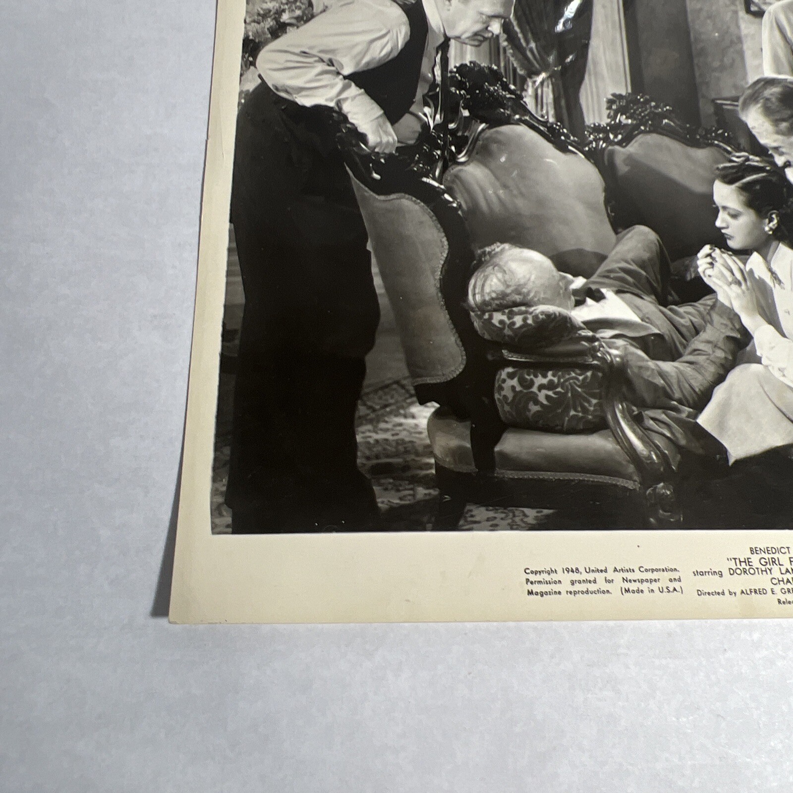 1948 THE GIRL FROM MANHATTAN: Dorothy Lamour Film Promo Movie Photo NSS 48/1389