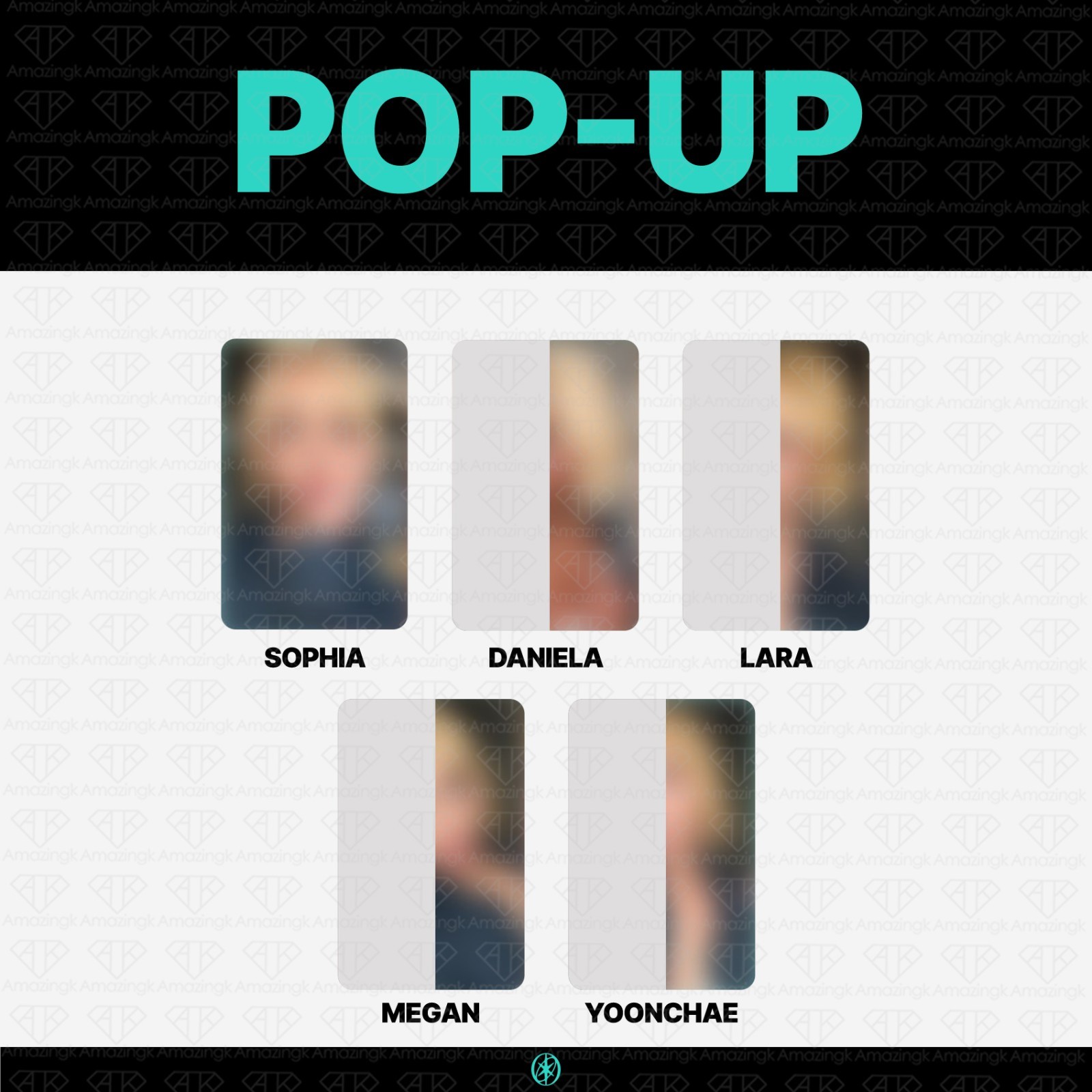 [PreSale] KATSEYE 3rd EP Album WILD POP-UP in Seoul Lucky Draw Photocard