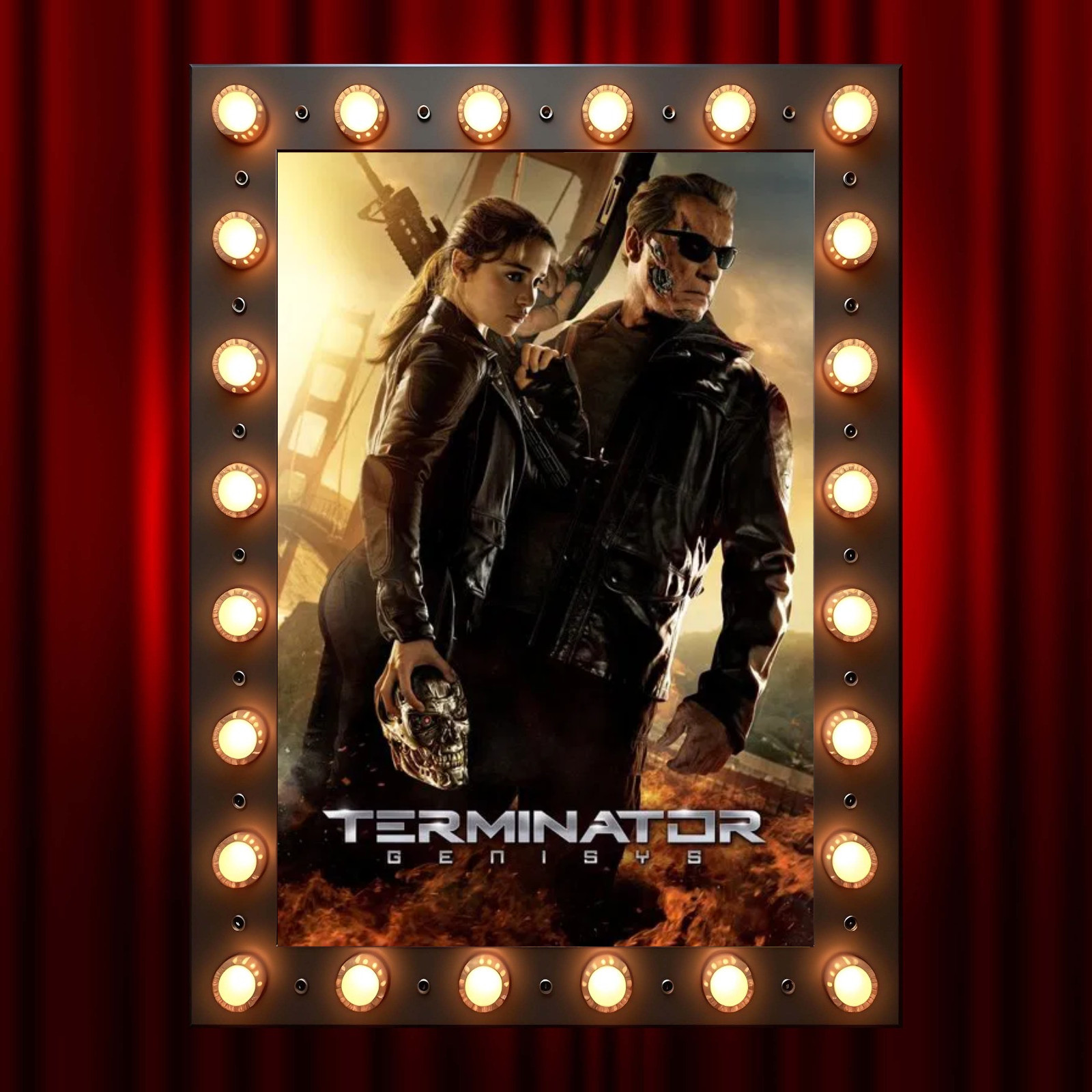 Terminator Genisys Original Double-Sided 27×40 Theatrical One-Sheet Movie Poster